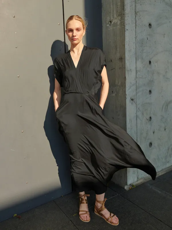 Long Aki Wave Dress made by Zero + Maria Cornejo