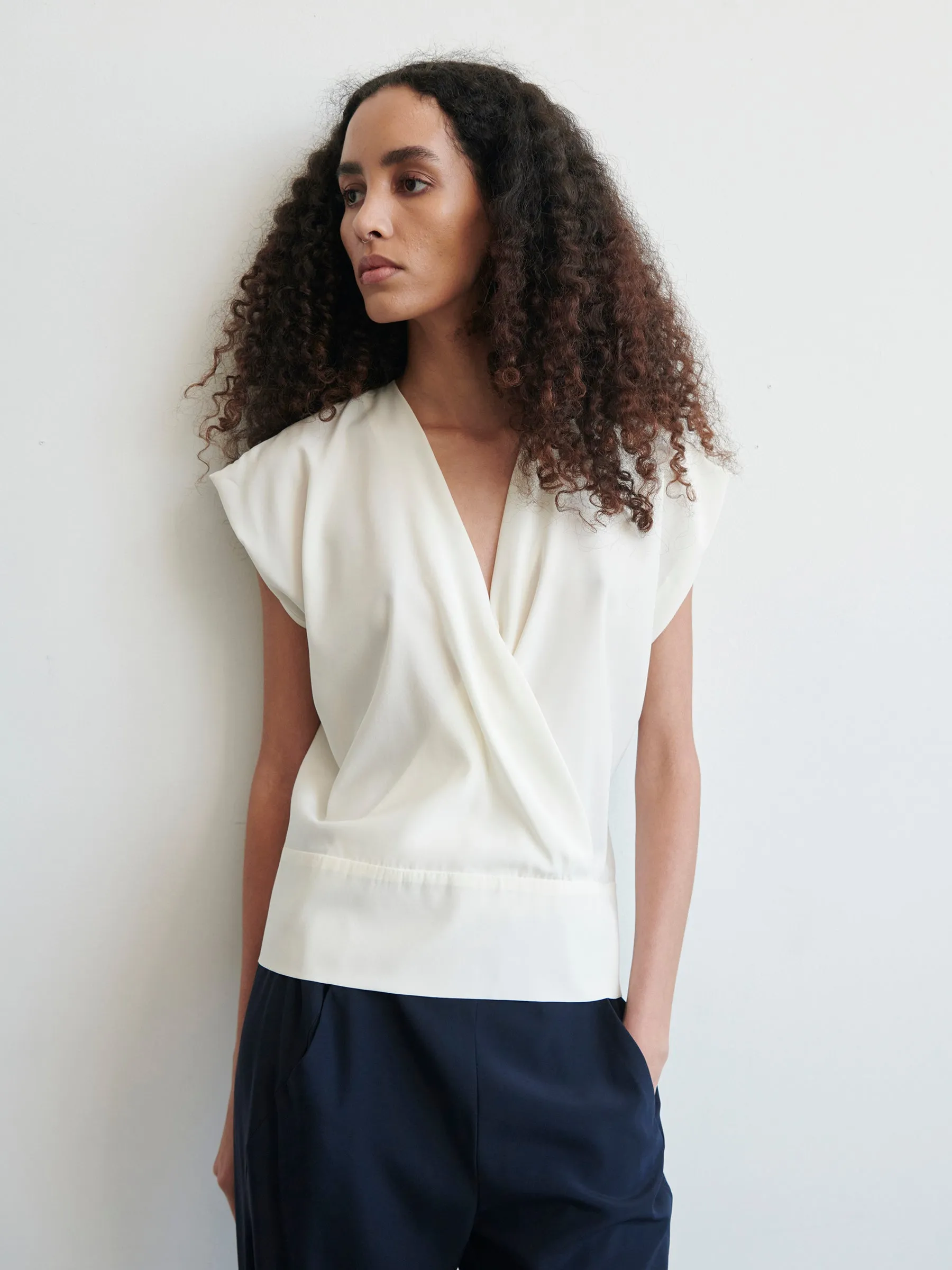 Wrap Mido Top sold by Zero + Maria Cornejo product image thumbnail 2