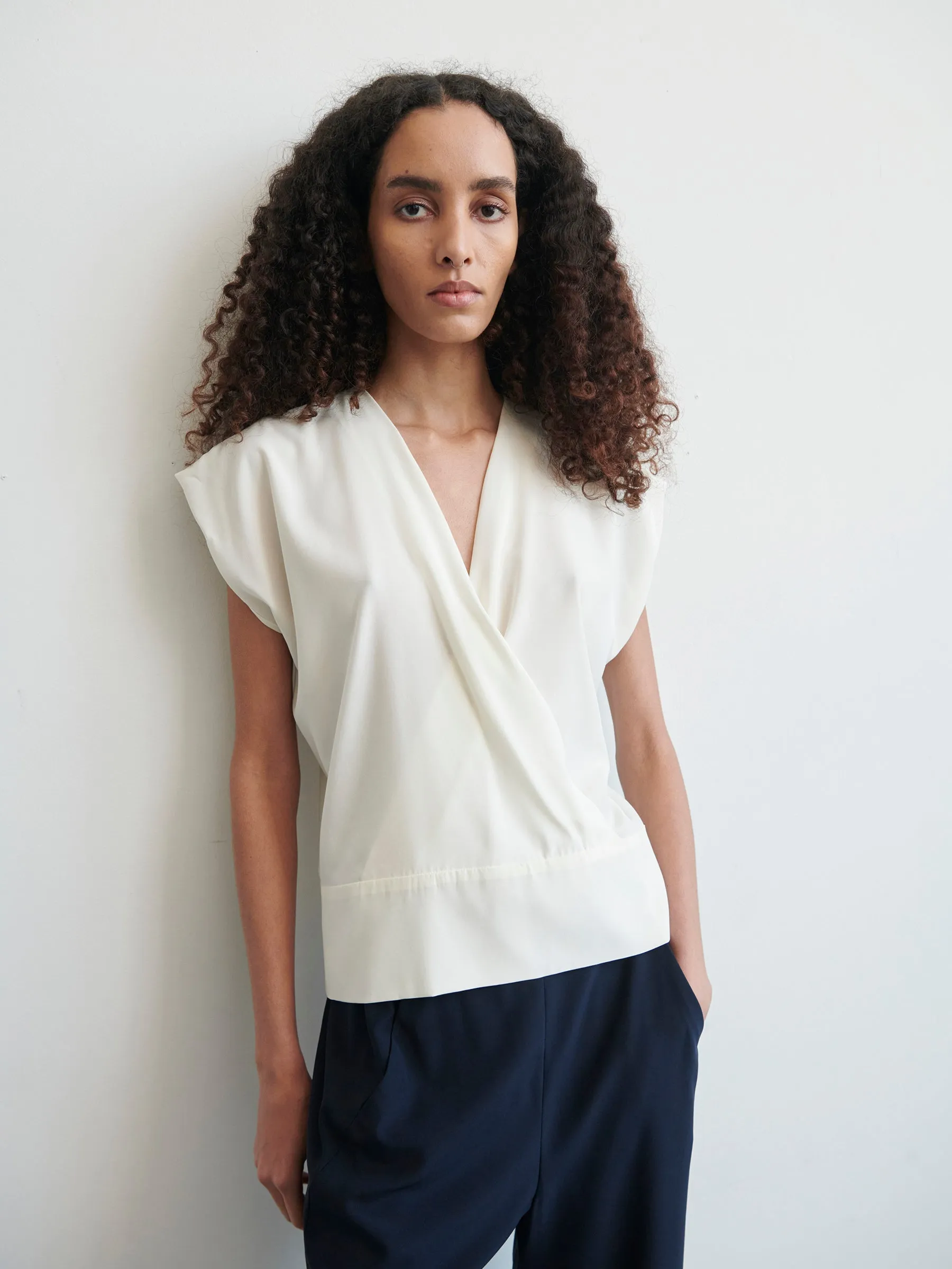 Wrap Mido Top sold by Zero + Maria Cornejo product image thumbnail 3