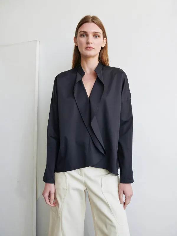 Long-Sleeved Fin Gaban Shirt made by Zero + Maria Cornejo