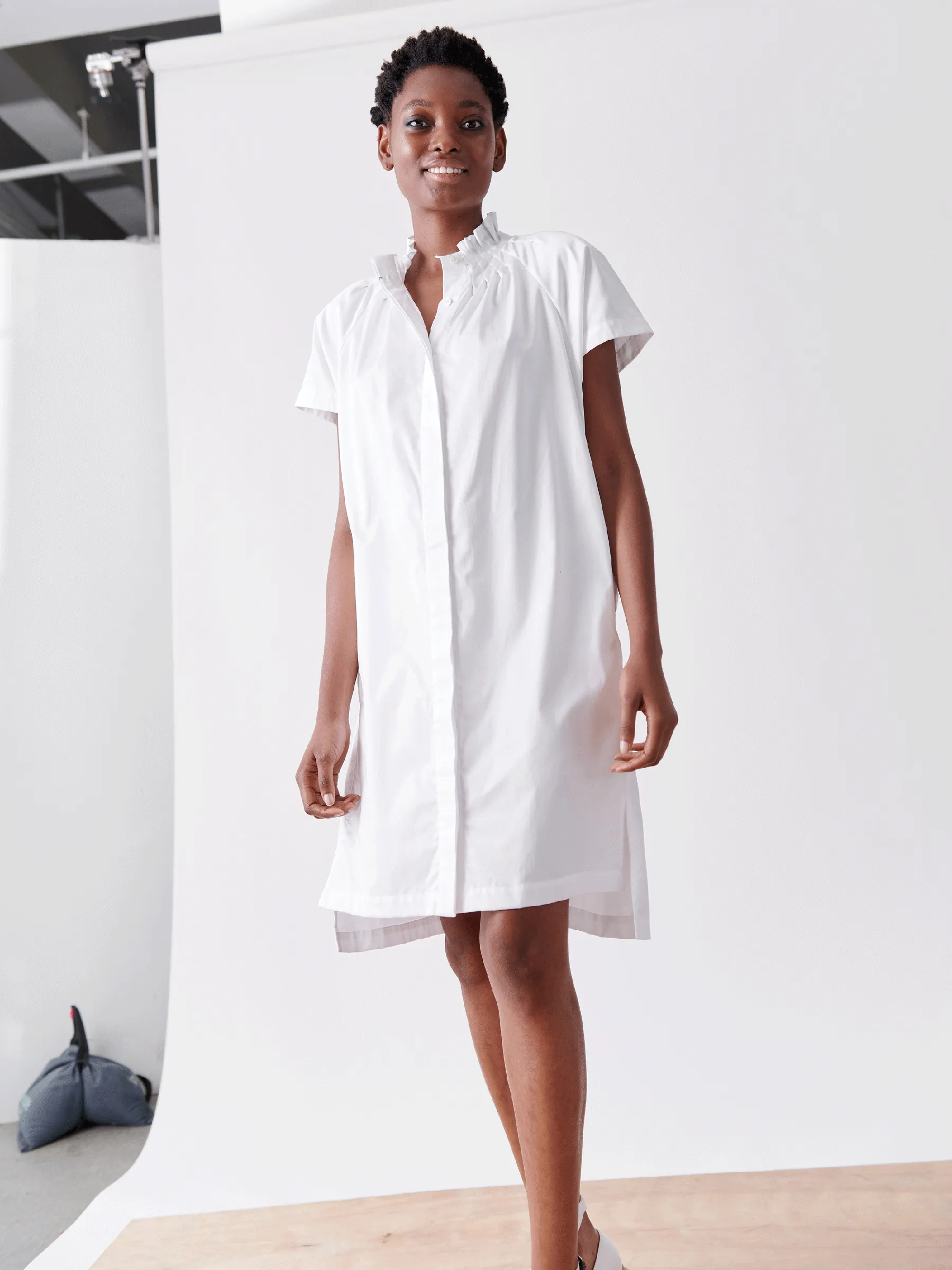 Pintuck Day Dress sold by Zero + Maria Cornejo