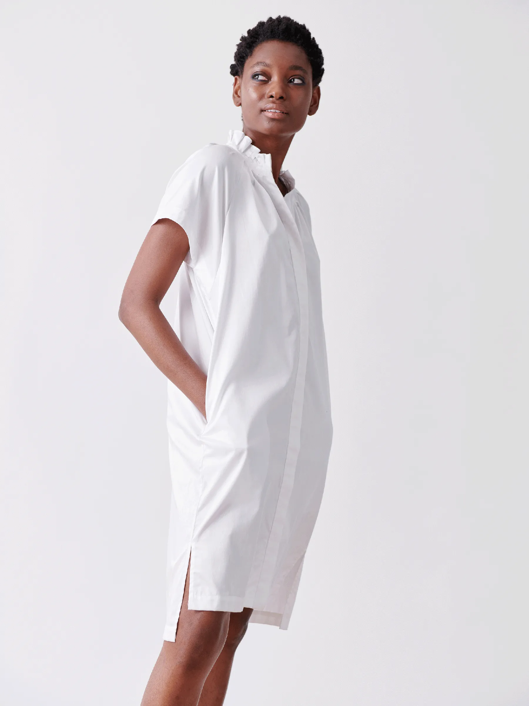 Pintuck Day Dress sold by Zero + Maria Cornejo product image thumbnail 4