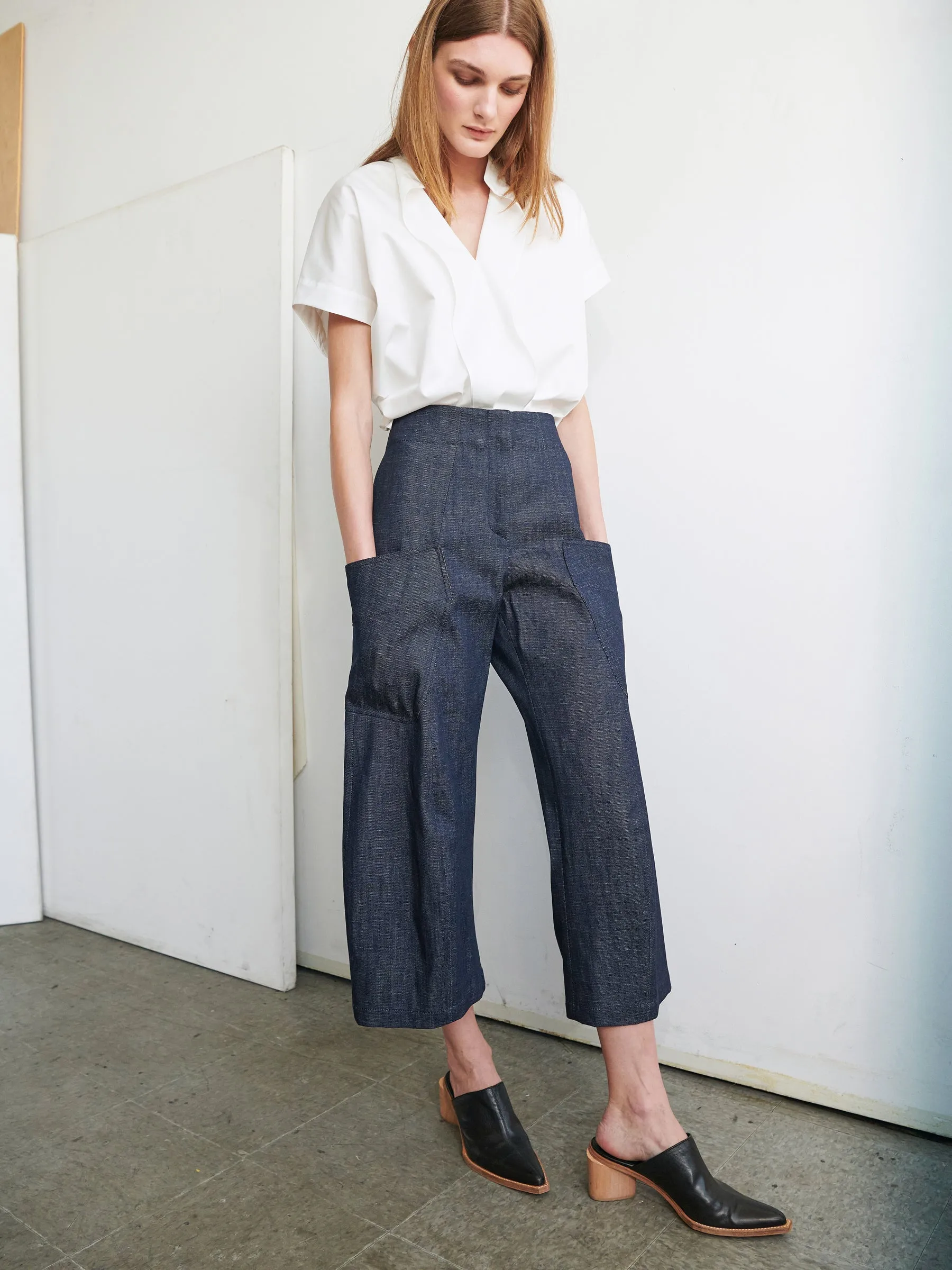 Curved Eda Culotte sold by Zero + Maria Cornejo product image thumbnail 5