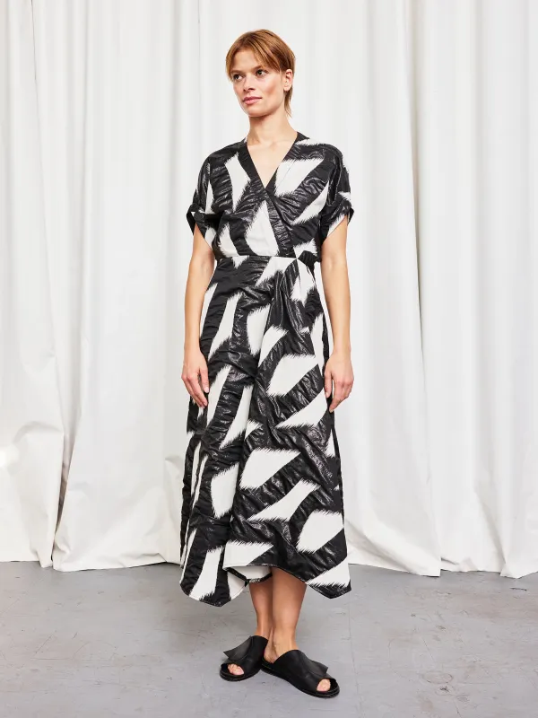 Long Aki Wave Dress sold by Zero + Maria Cornejo