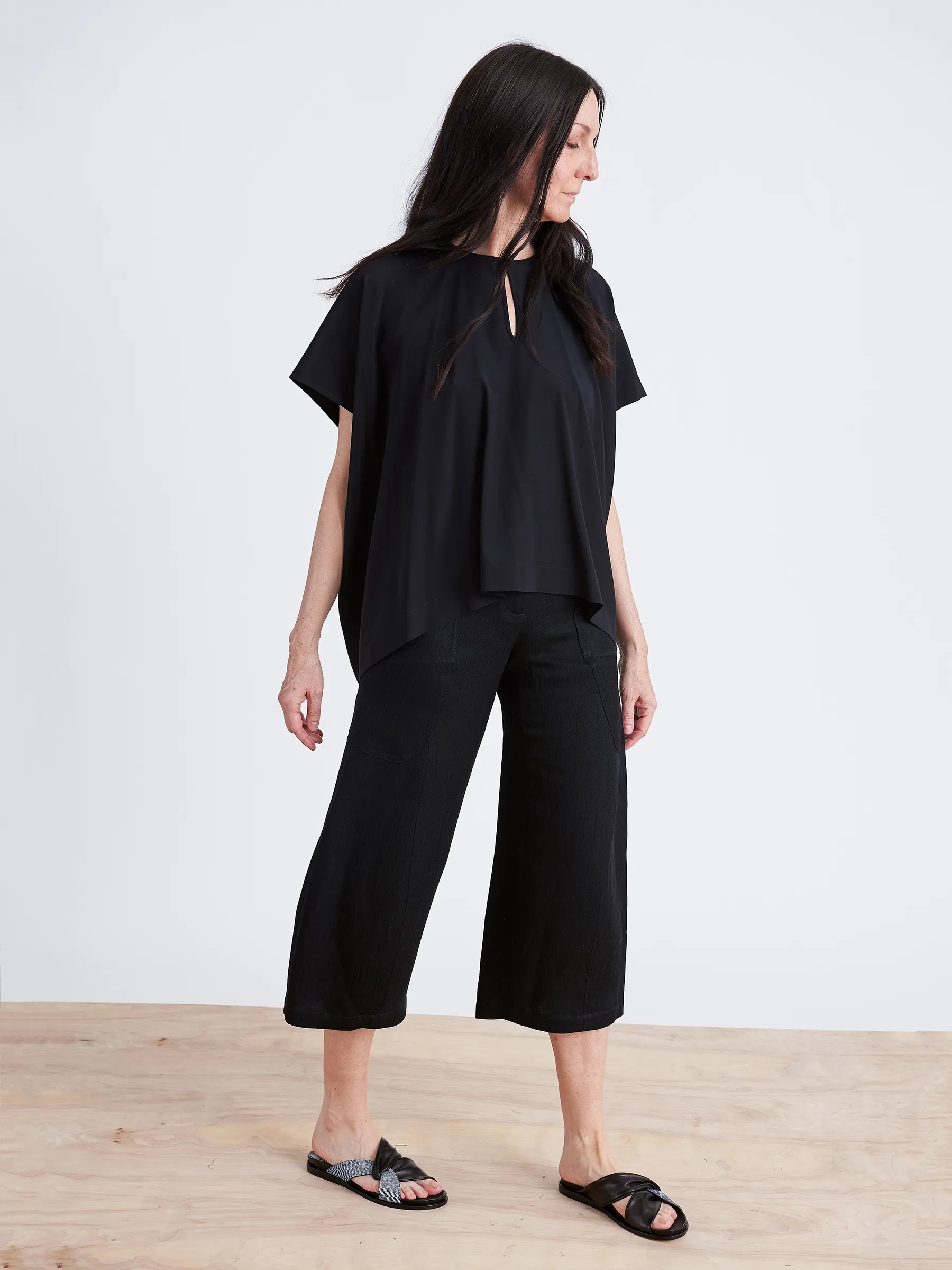Curved Eda Culotte sold by Zero + Maria Cornejo product image thumbnail 5