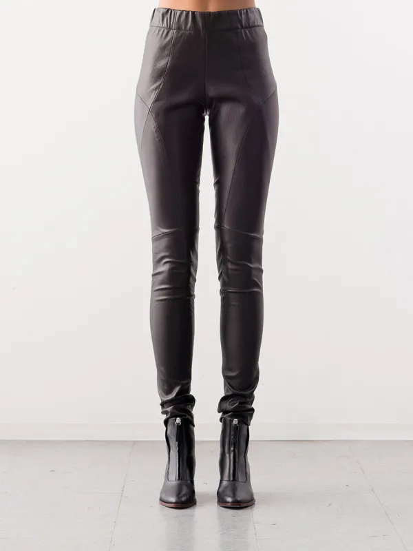 Leather Twist Seam Legging made by Zero + Maria Cornejo