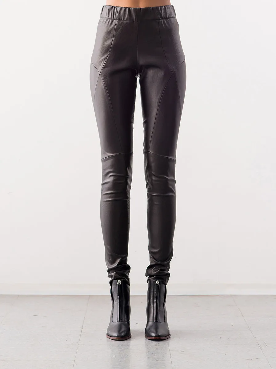 Leather Twist Seam Legging sold by Zero + Maria Cornejo