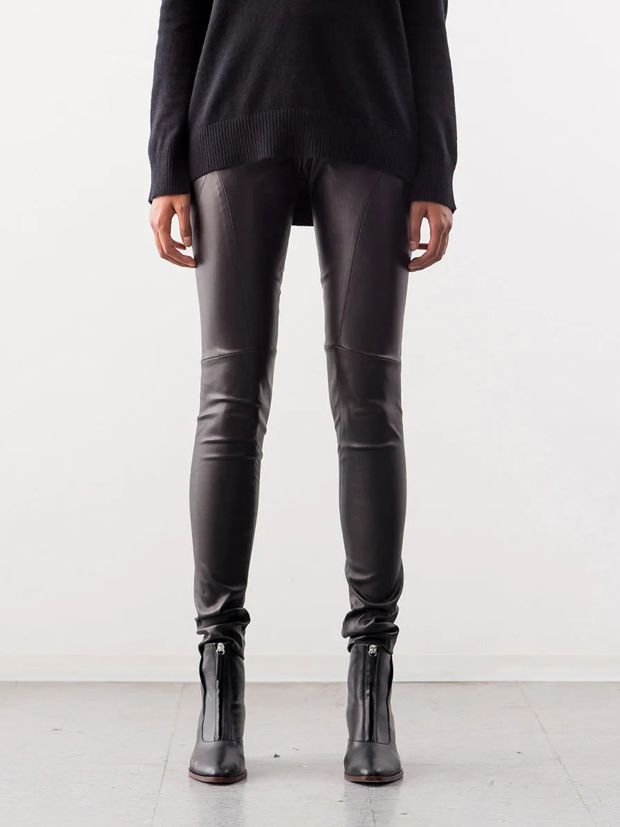 Leather Twist Seam Legging sold by Zero + Maria Cornejo product image thumbnail 4