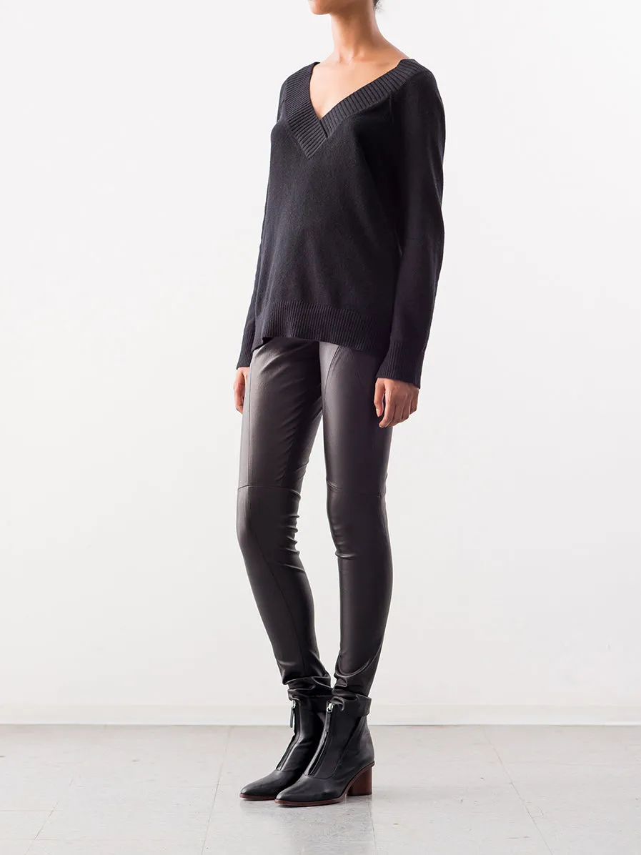 Leather Twist Seam Legging sold by Zero + Maria Cornejo product image thumbnail 5