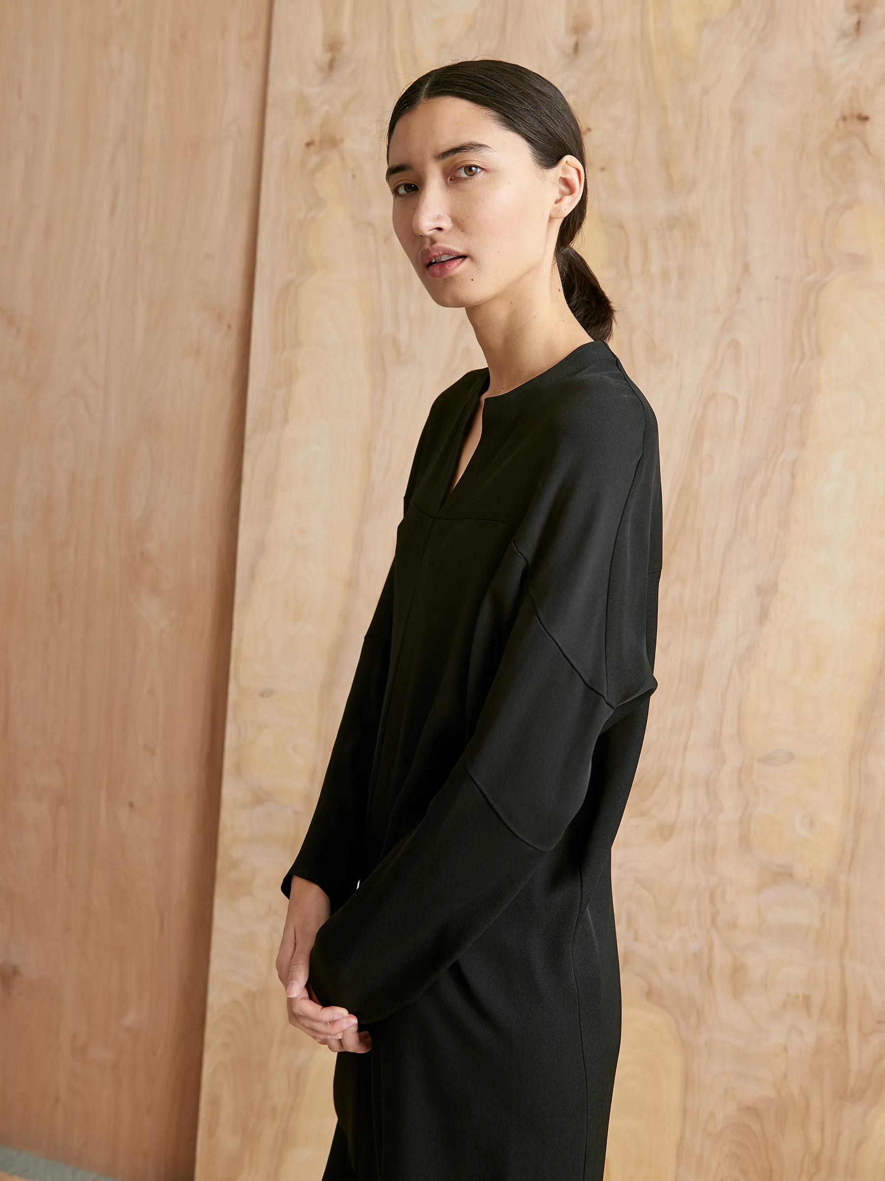 Long-Sleeved Hex Tunic Dress sold by Zero + Maria Cornejo product image thumbnail 3