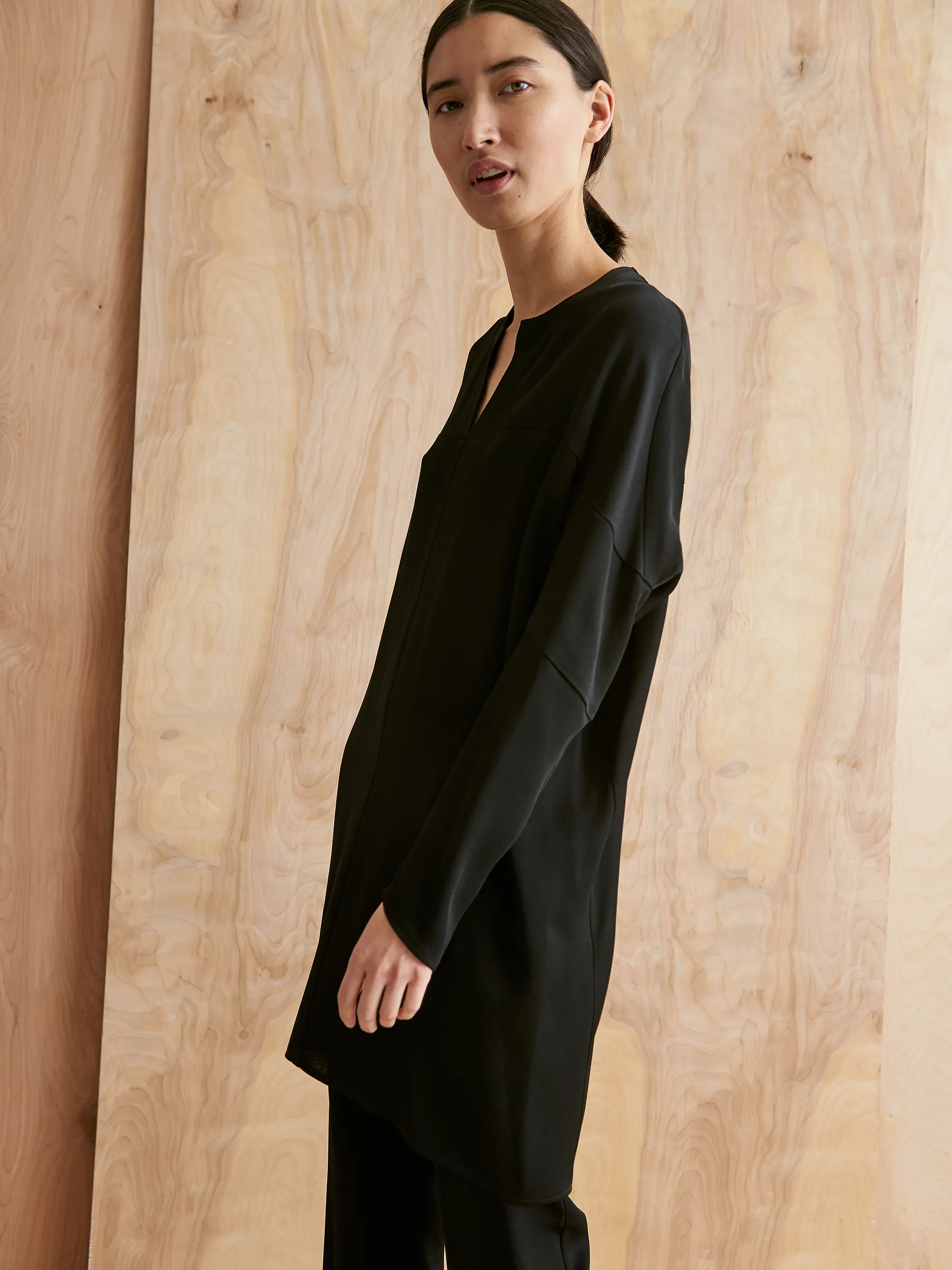 Long-Sleeved Hex Tunic Dress sold by Zero + Maria Cornejo product image thumbnail 4