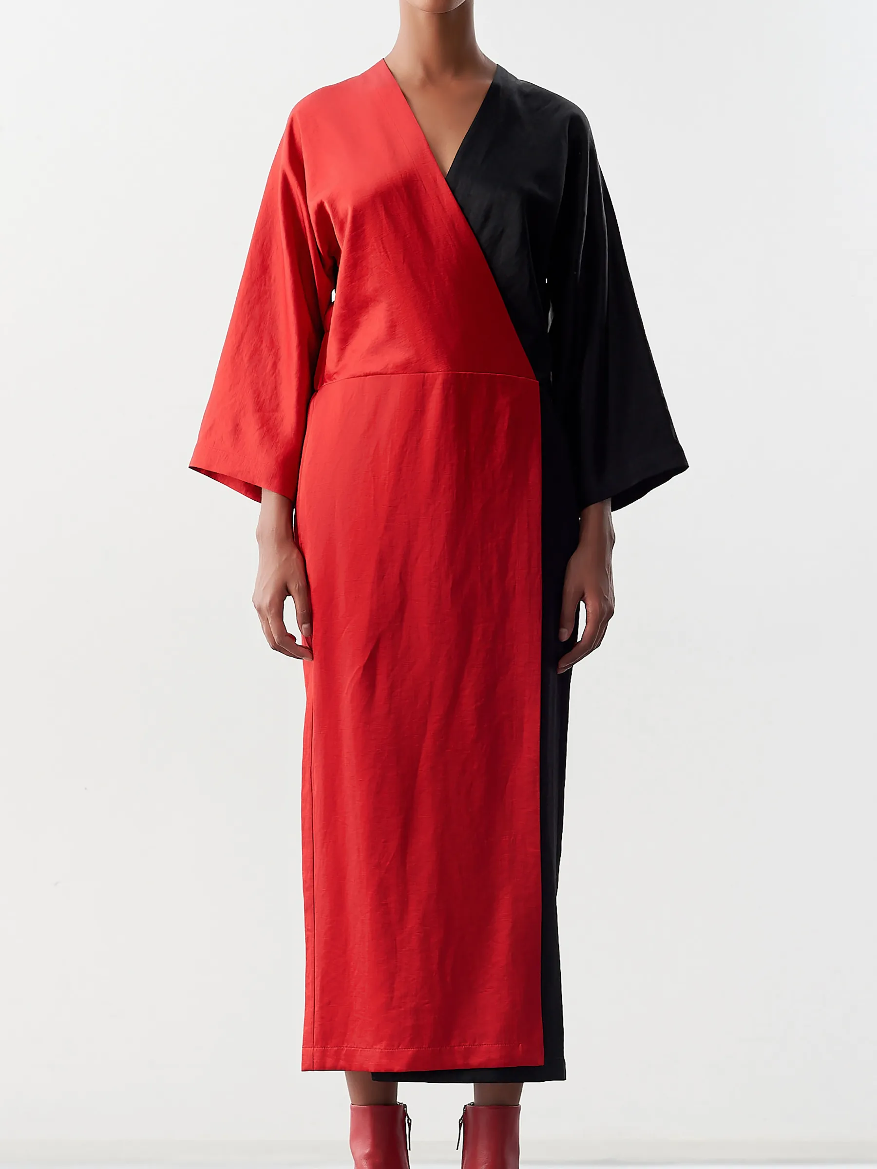 Wrap Oki Dress sold by Zero + Maria Cornejo product image thumbnail 3