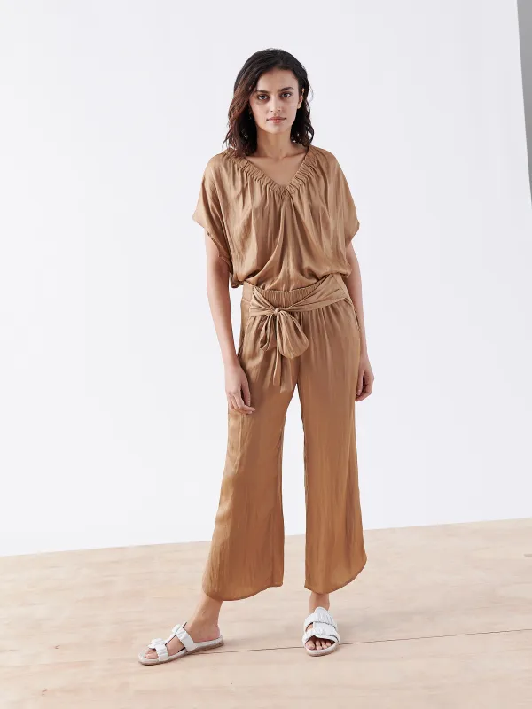 Tie Front Pant sold by Zero + Maria Cornejo