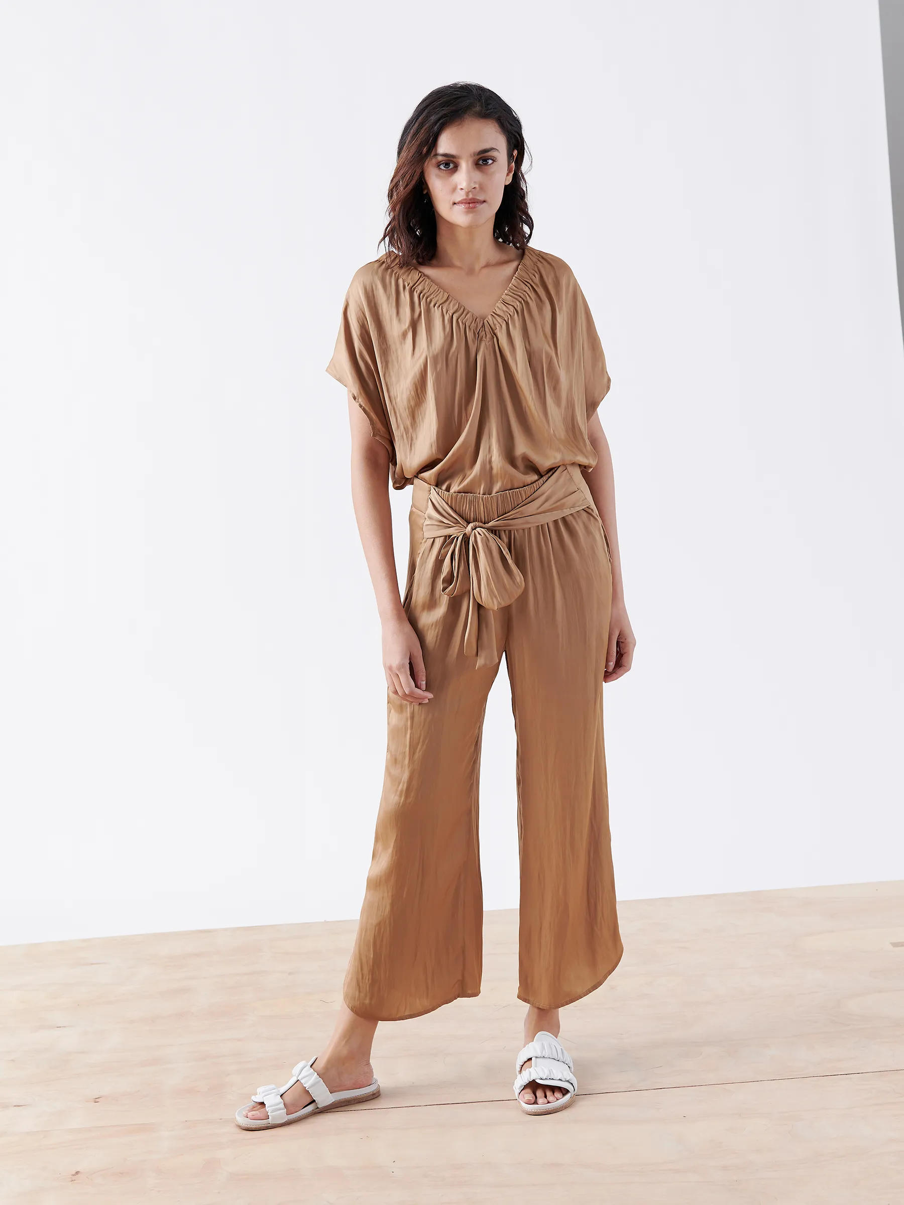 Tie Front Pant sold by Zero + Maria Cornejo