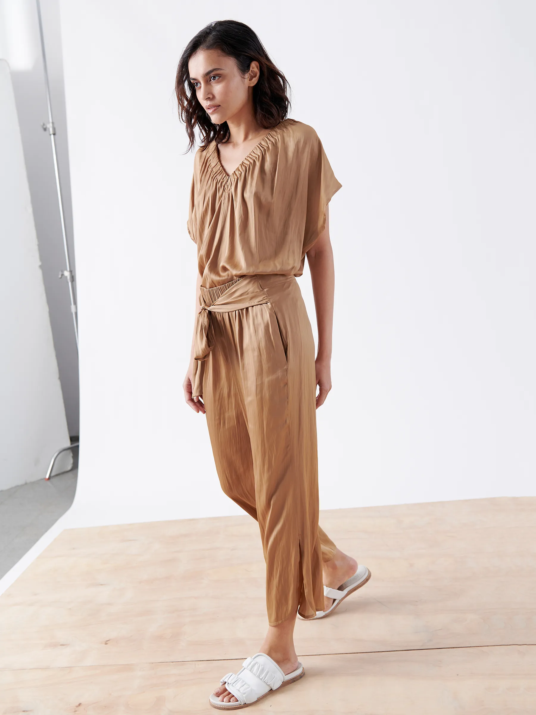 Tie Front Pant sold by Zero + Maria Cornejo product image thumbnail 3