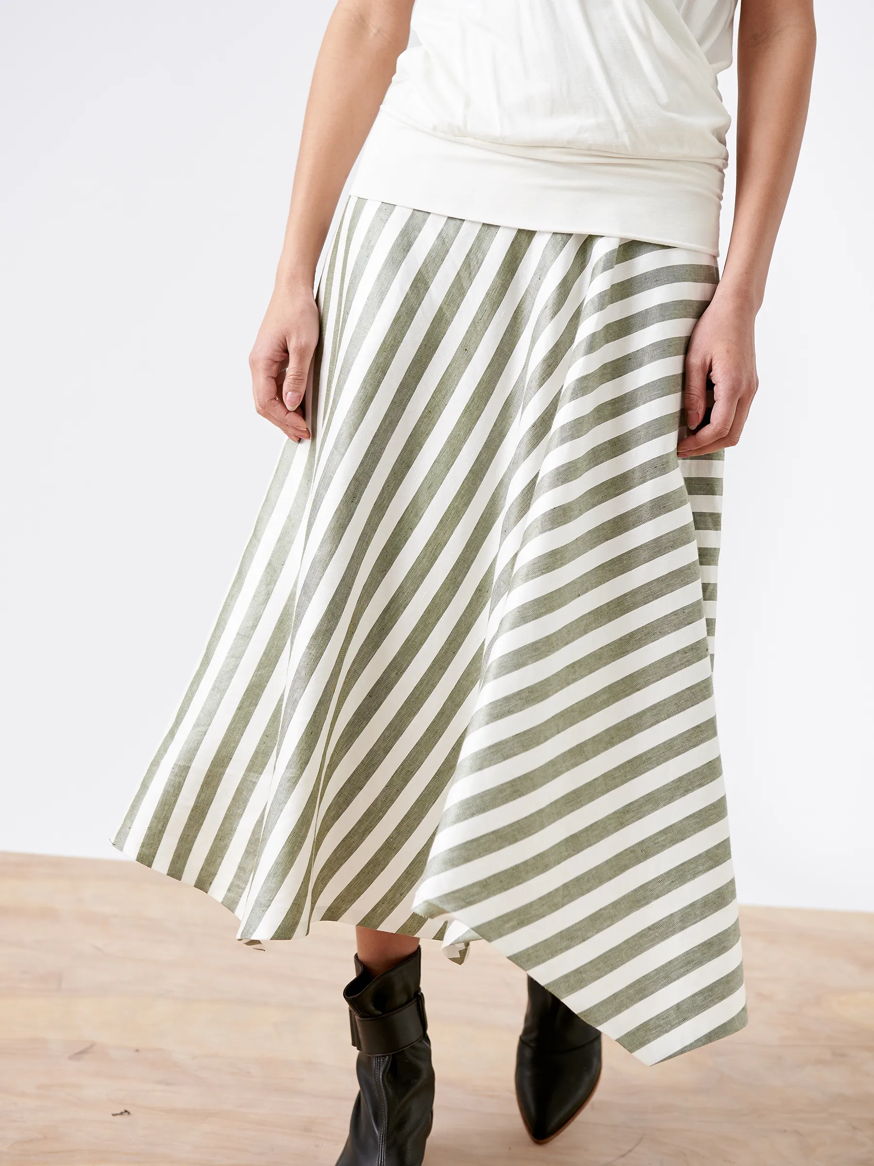 Aki Wave Skirt sold by Zero + Maria Cornejo product image thumbnail 3