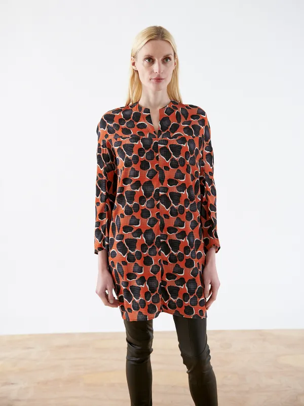 Long-Sleeved Hex Tunic Dress made by Zero + Maria Cornejo