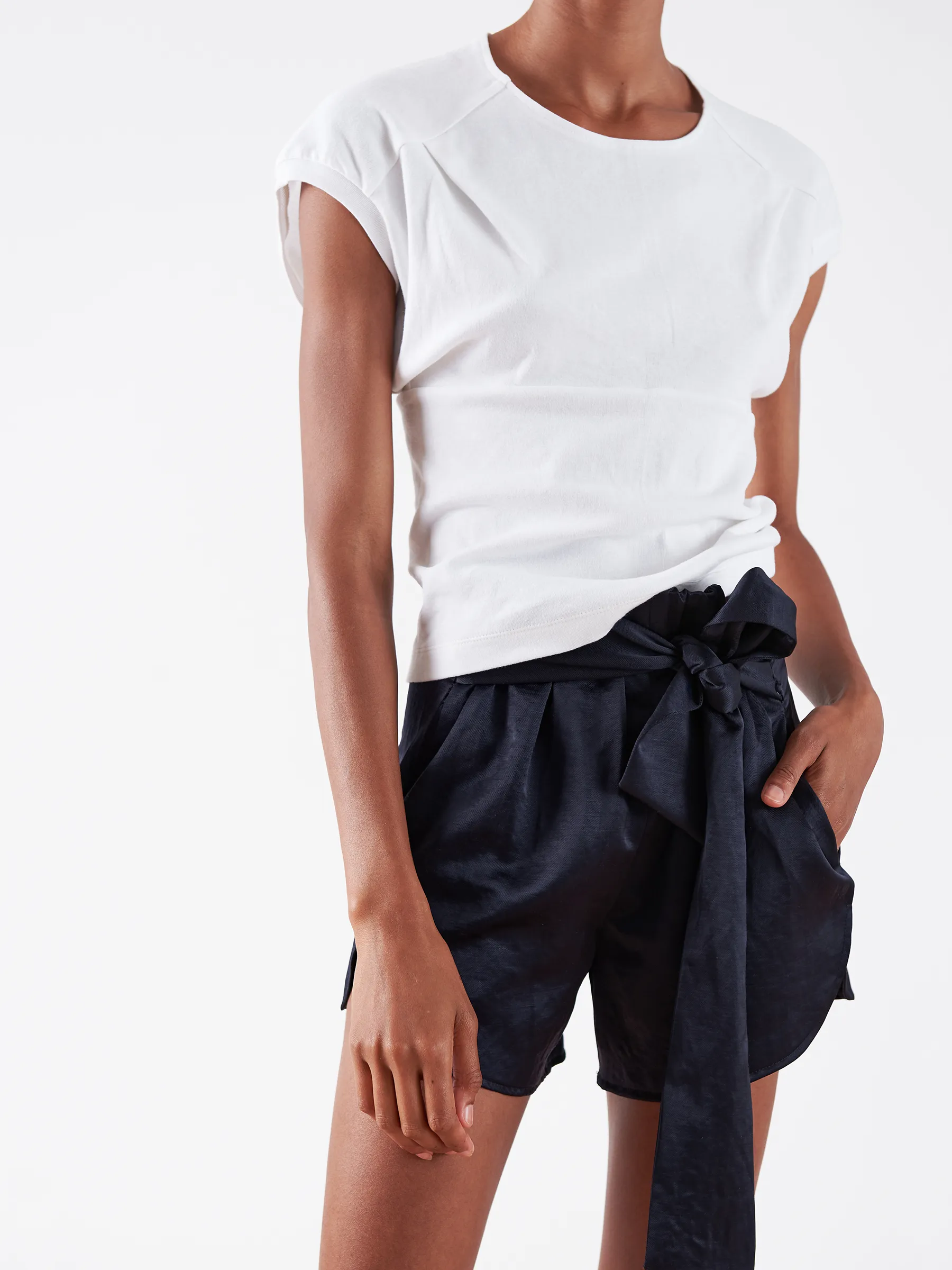 Tie Front Short sold by Zero + Maria Cornejo product image thumbnail 3