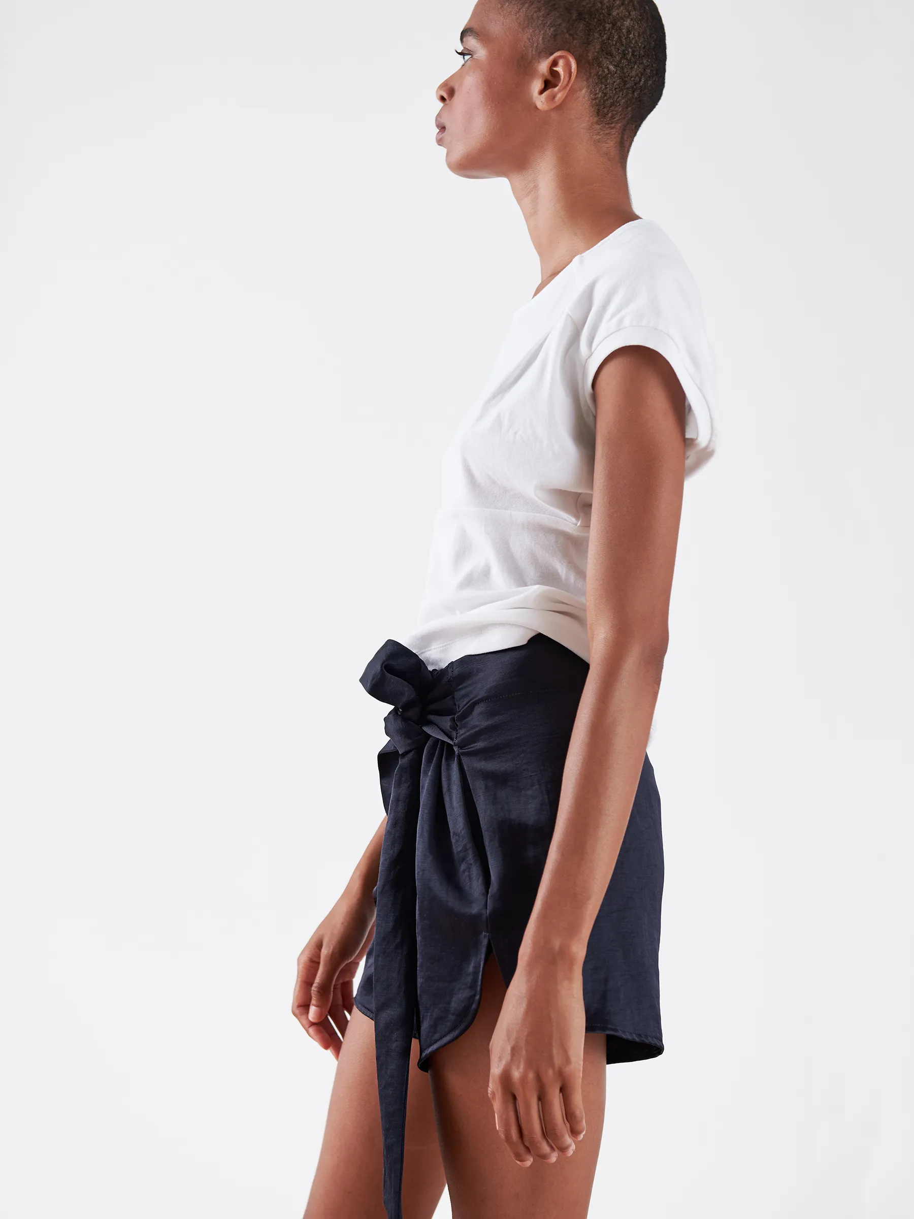 Tie Front Short sold by Zero + Maria Cornejo product image thumbnail 4