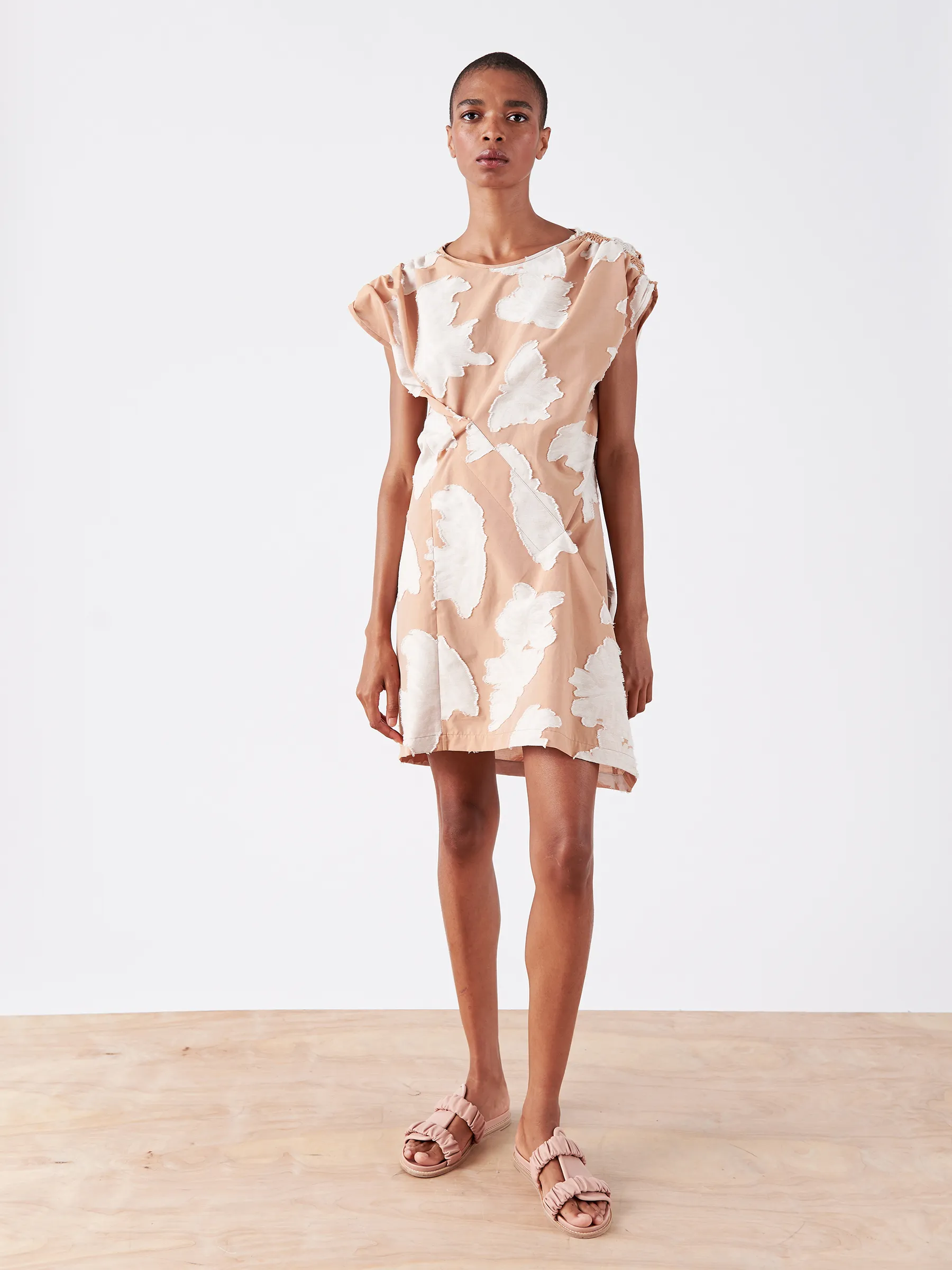 Ruched Fold Mini Dress sold by Zero + Maria Cornejo product image thumbnail 4