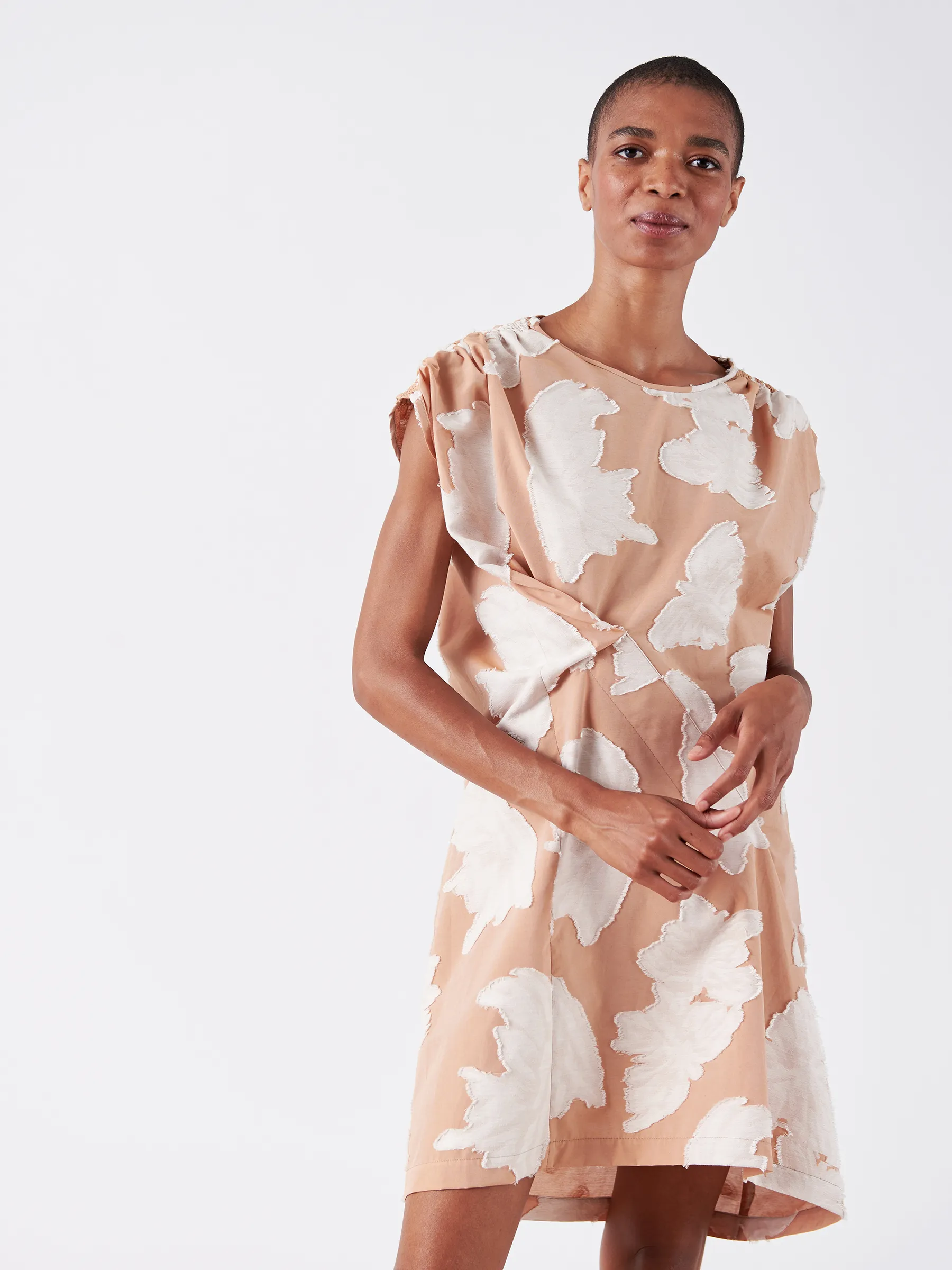 Ruched Fold Mini Dress sold by Zero + Maria Cornejo product image thumbnail 2