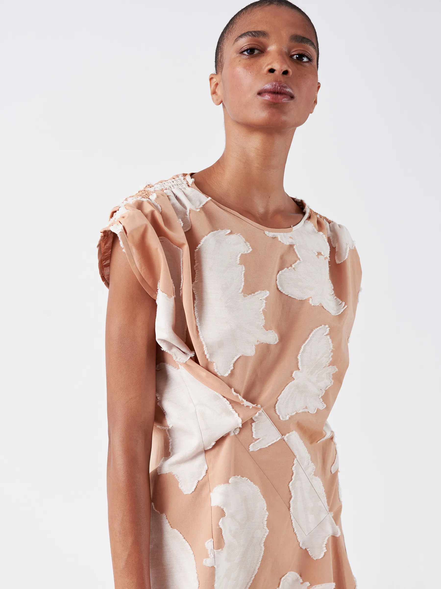 Ruched Fold Mini Dress sold by Zero + Maria Cornejo product image thumbnail 5