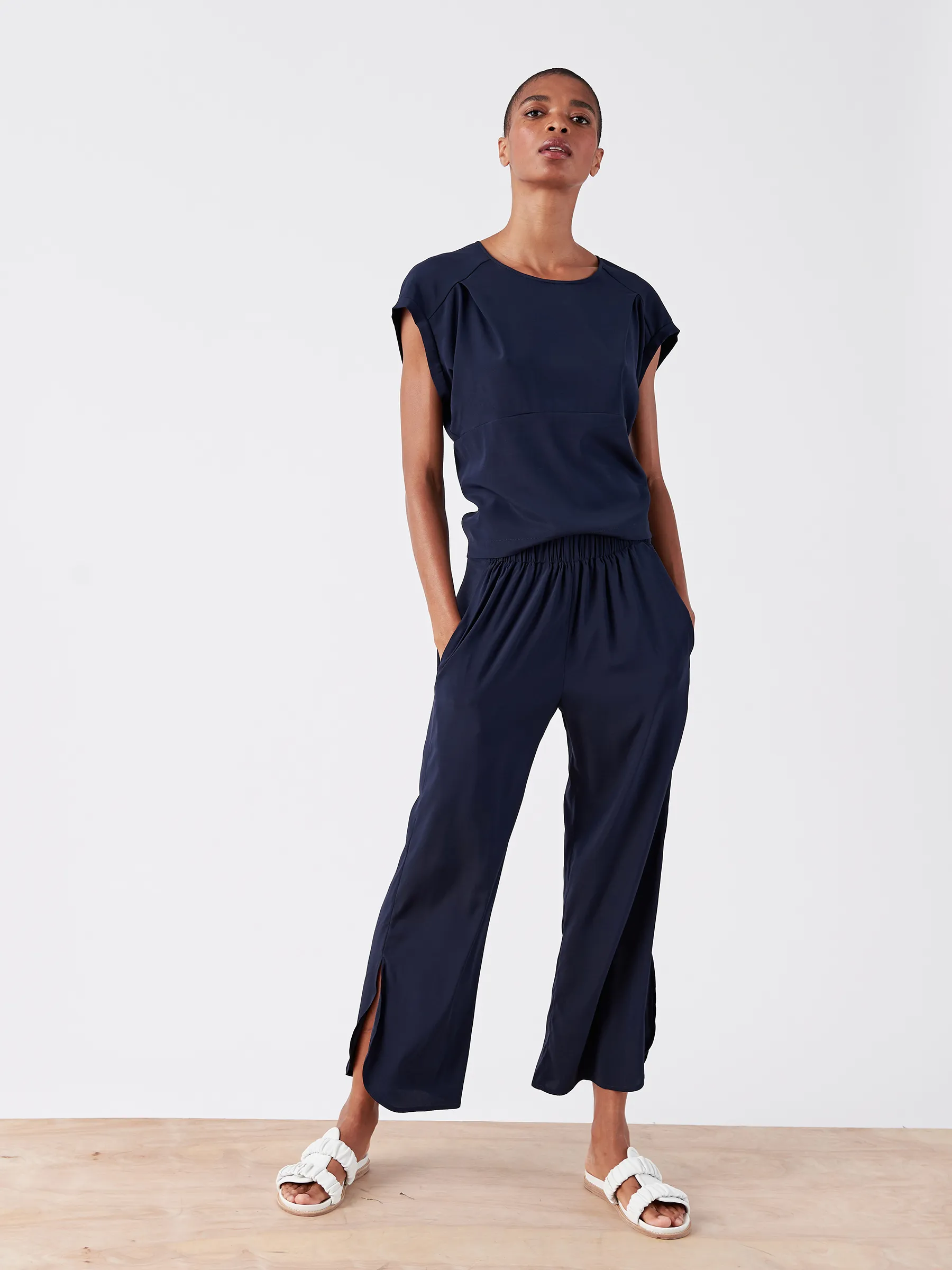 Ruched Front Pant sold by Zero + Maria Cornejo