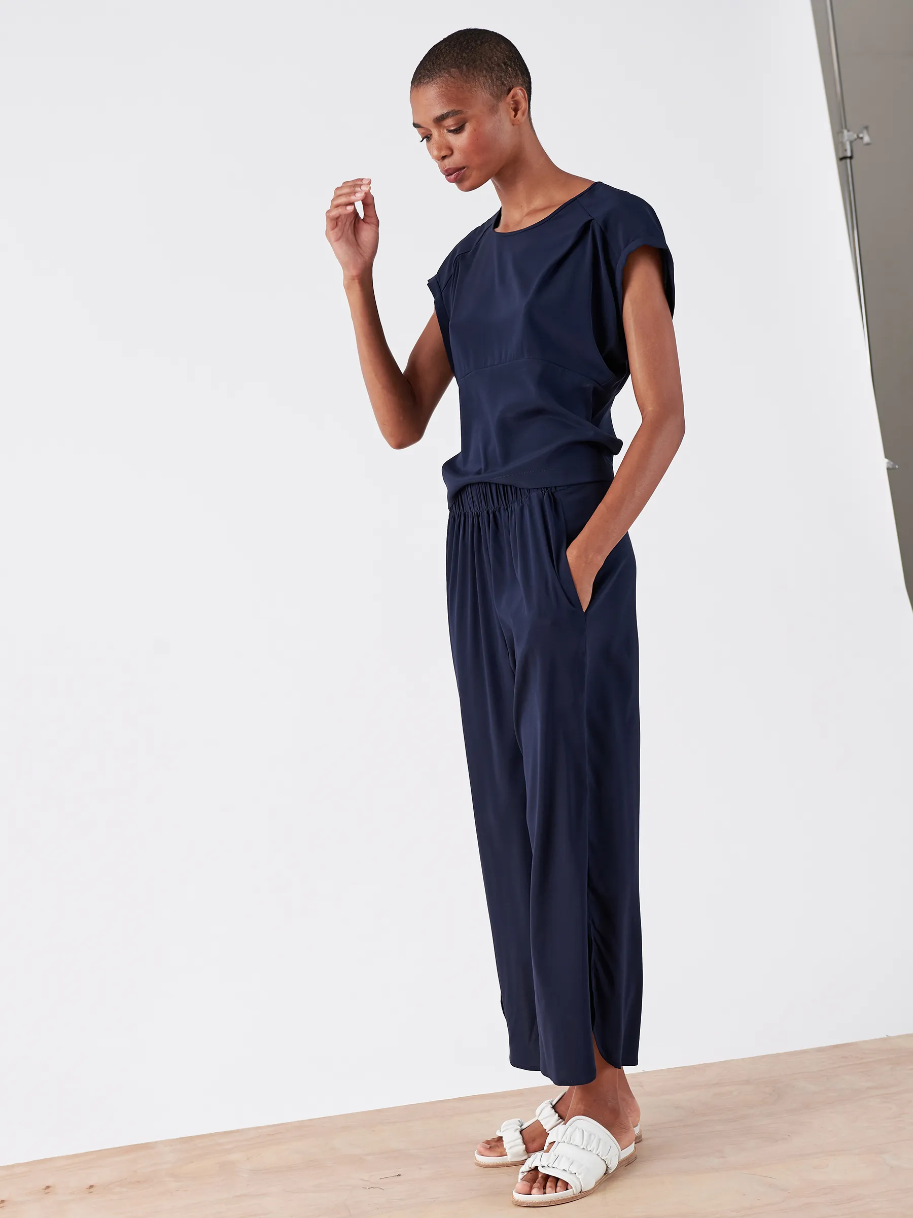 Ruched Front Pant sold by Zero + Maria Cornejo product image thumbnail 4