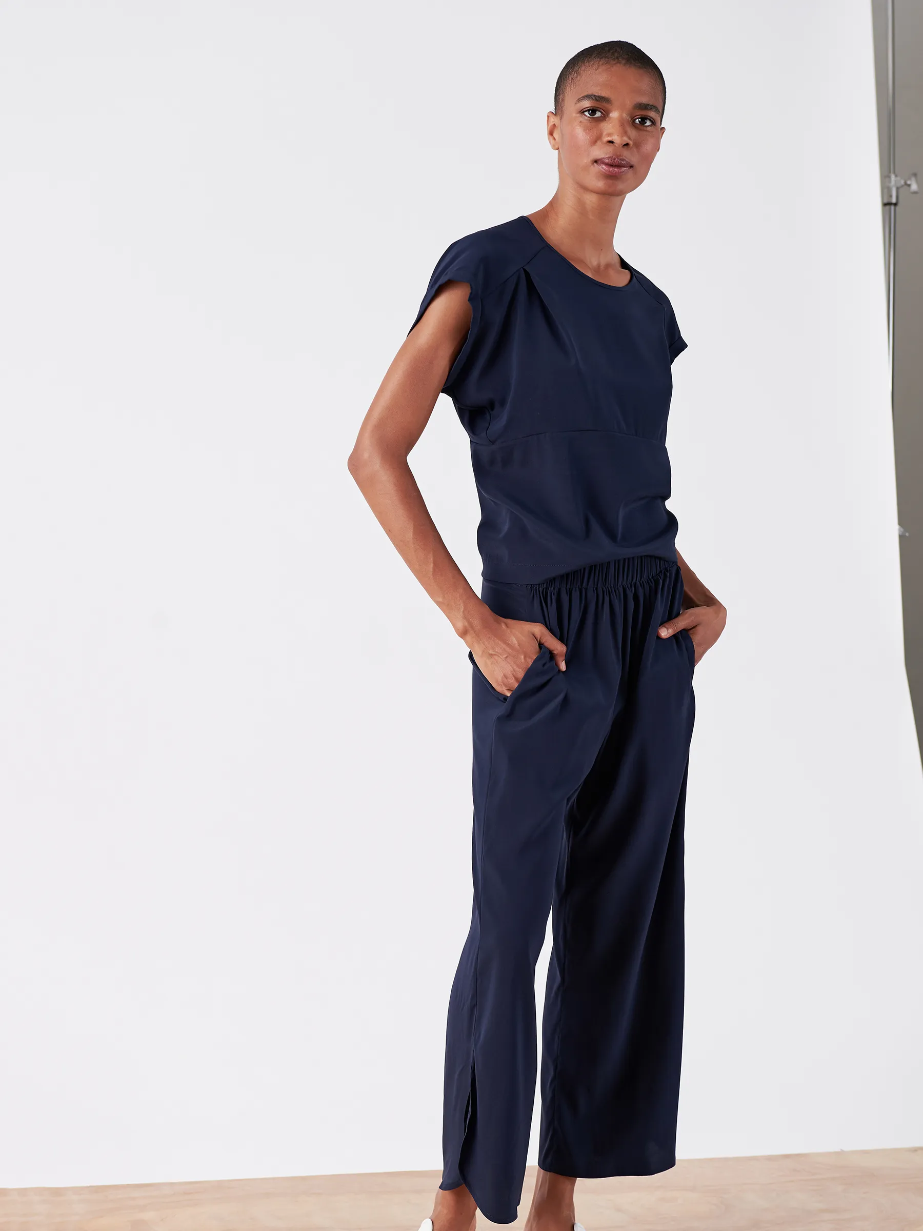 Ruched Front Pant sold by Zero + Maria Cornejo product image thumbnail 3