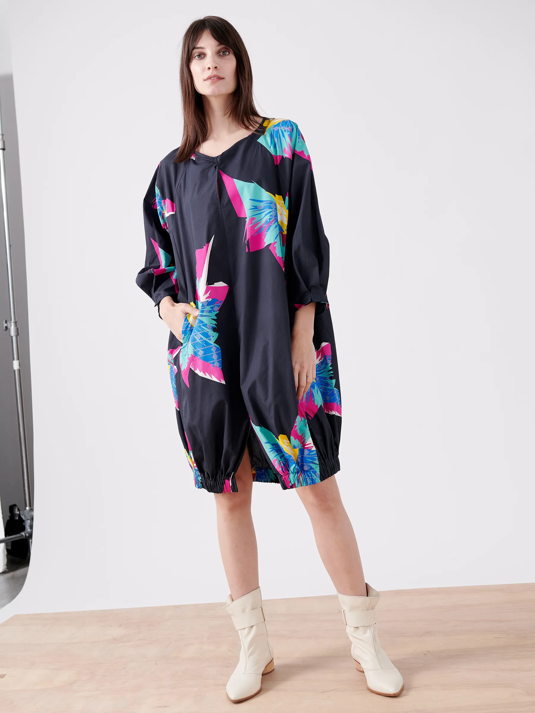 Long-Sleeved Luca Dress sold by Zero + Maria Cornejo product image thumbnail 3