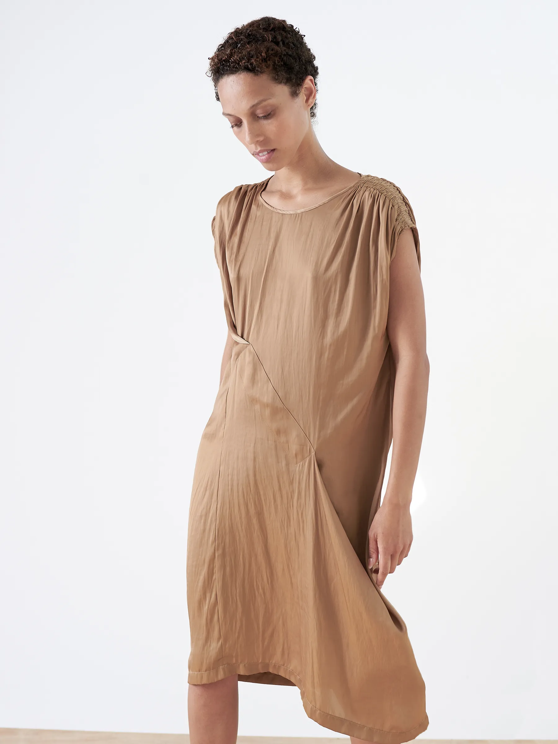 Ruched Fold Dress sold by Zero + Maria Cornejo product image thumbnail 4