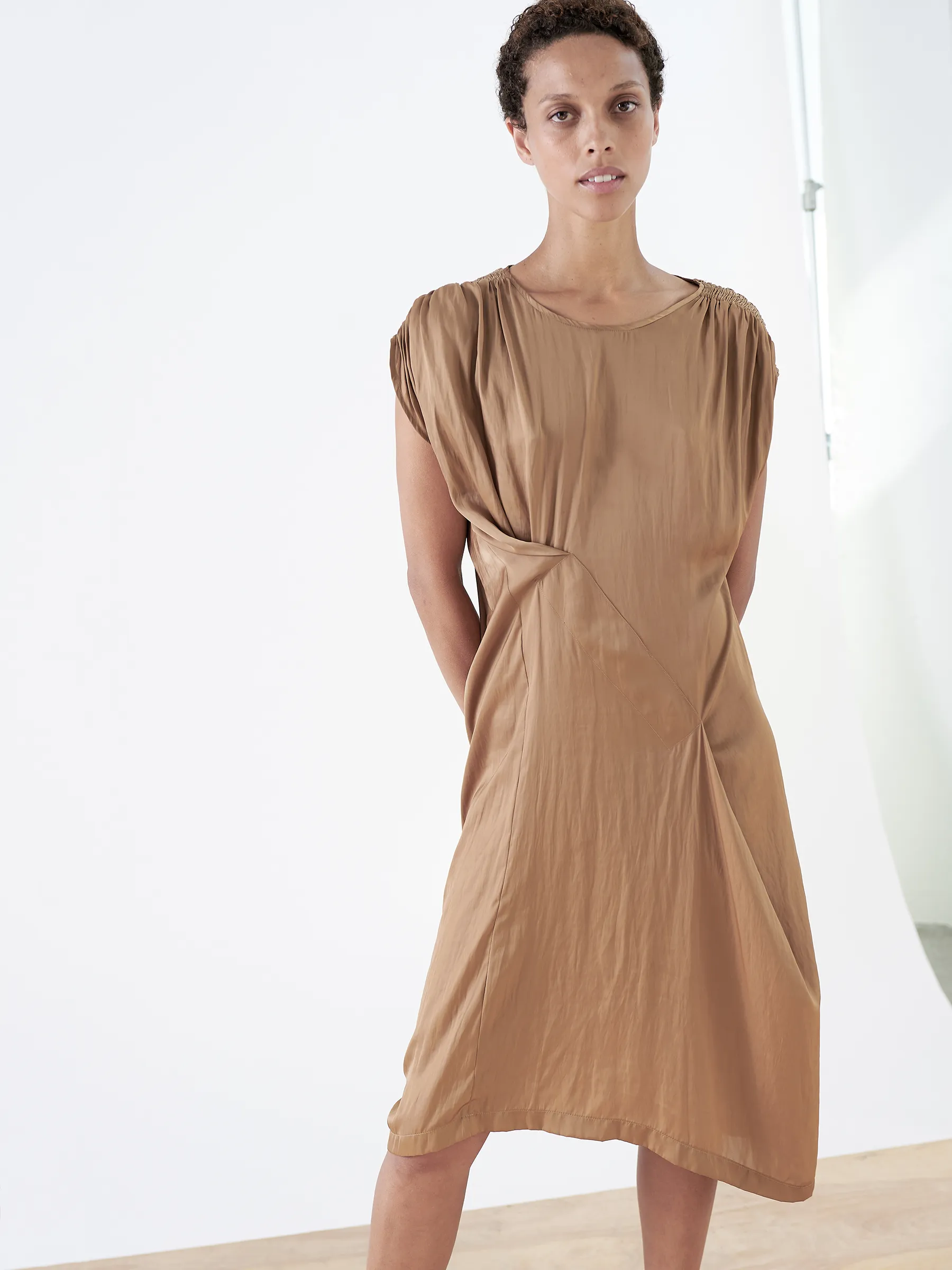Ruched Fold Dress sold by Zero + Maria Cornejo product image thumbnail 2