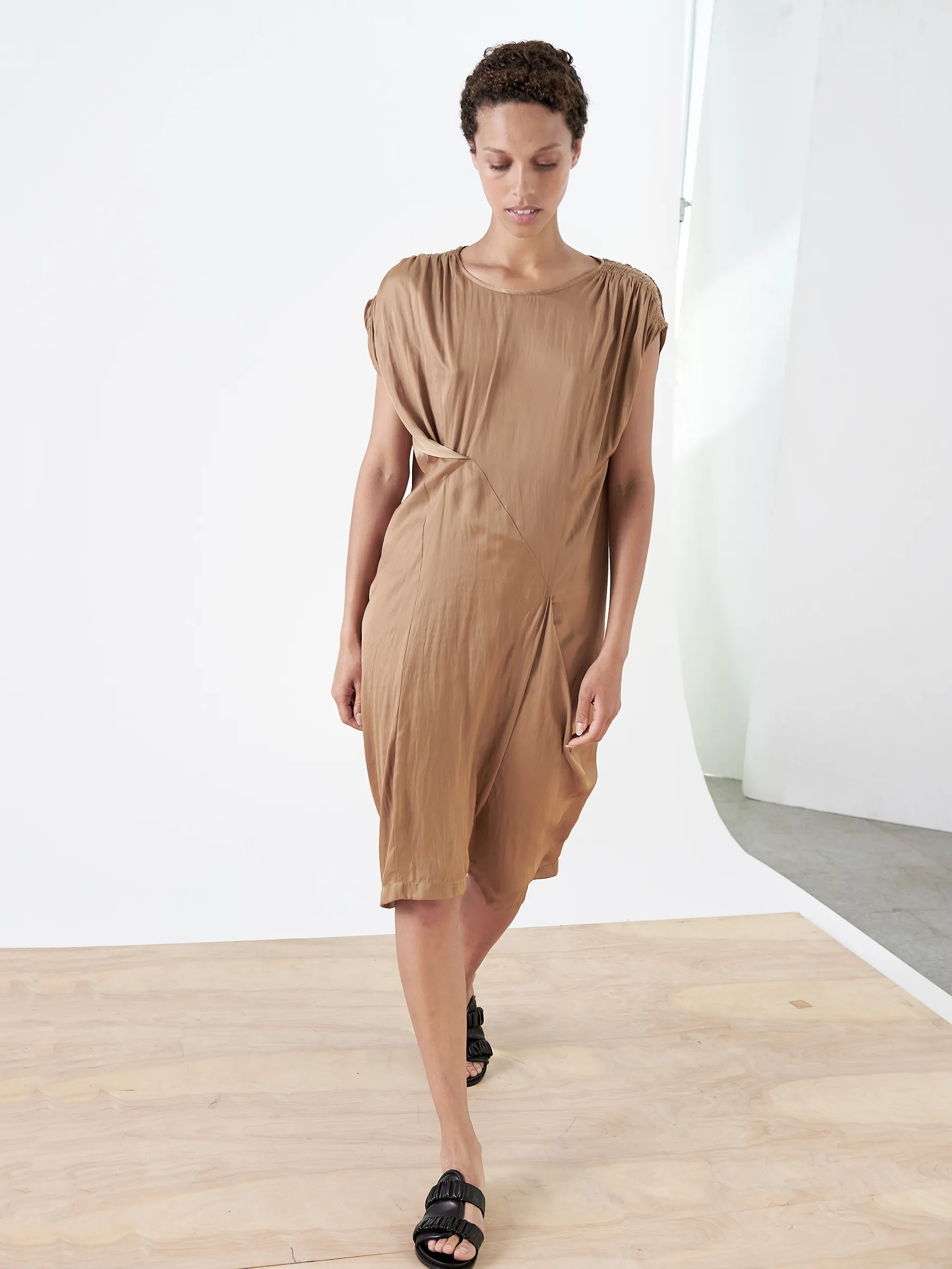 Ruched Fold Dress sold by Zero + Maria Cornejo product image thumbnail 3