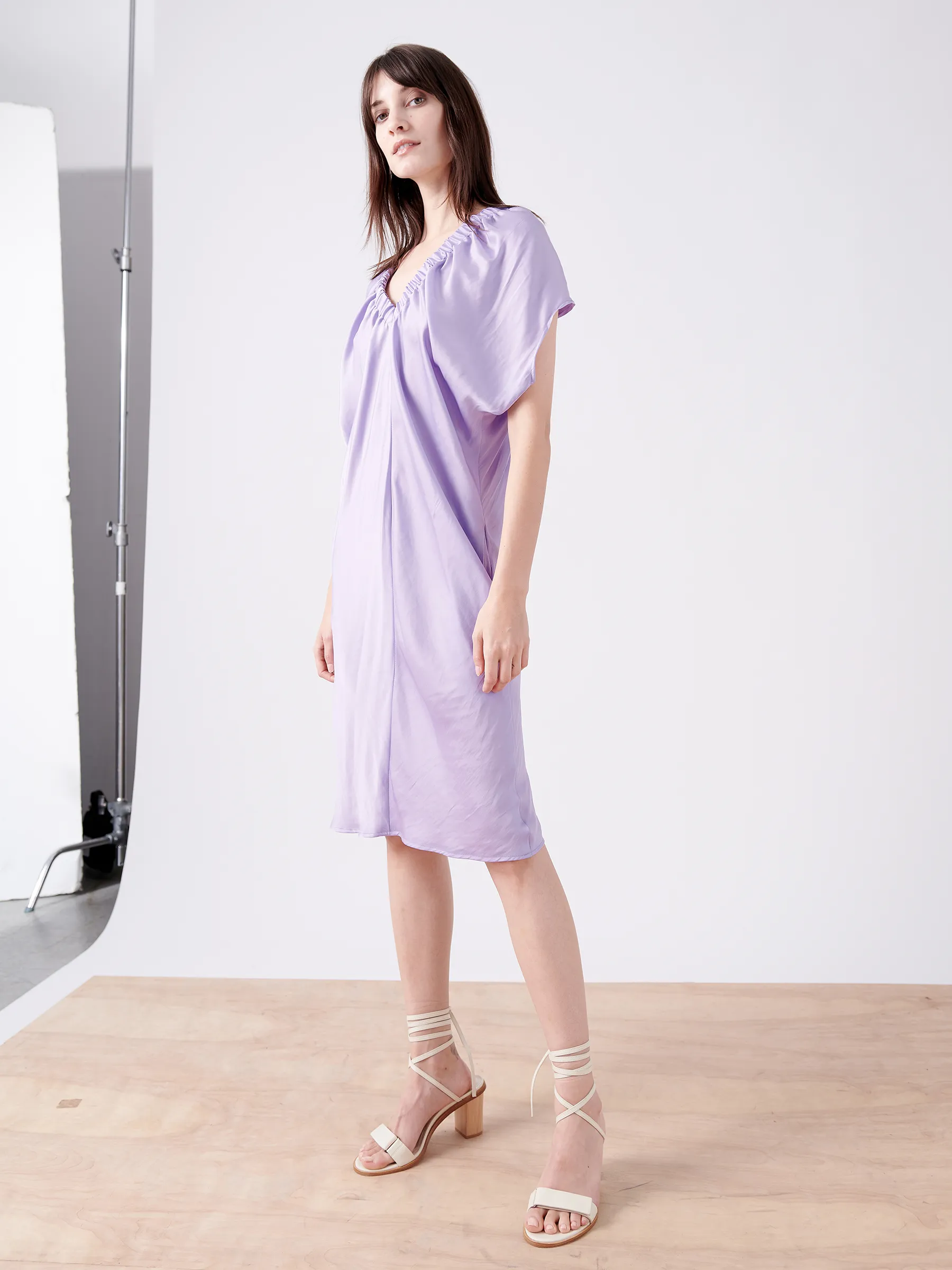 Ruched Tilly Dress sold by Zero + Maria Cornejo product image thumbnail 4