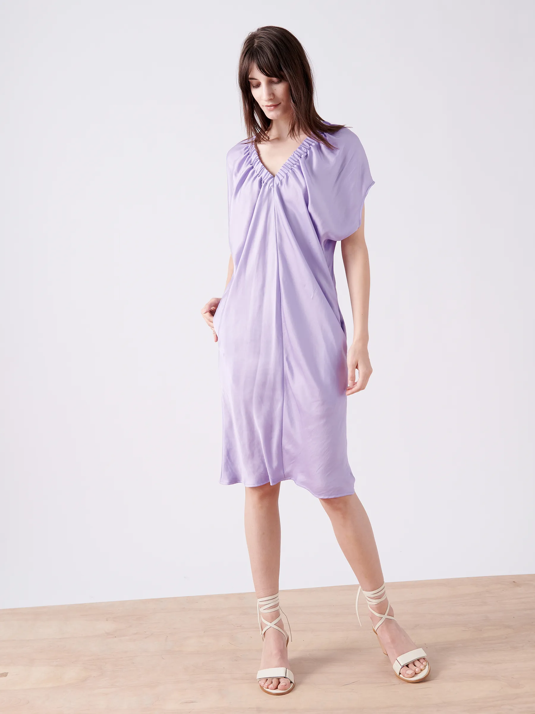 Ruched Tilly Dress sold by Zero + Maria Cornejo product image thumbnail 2