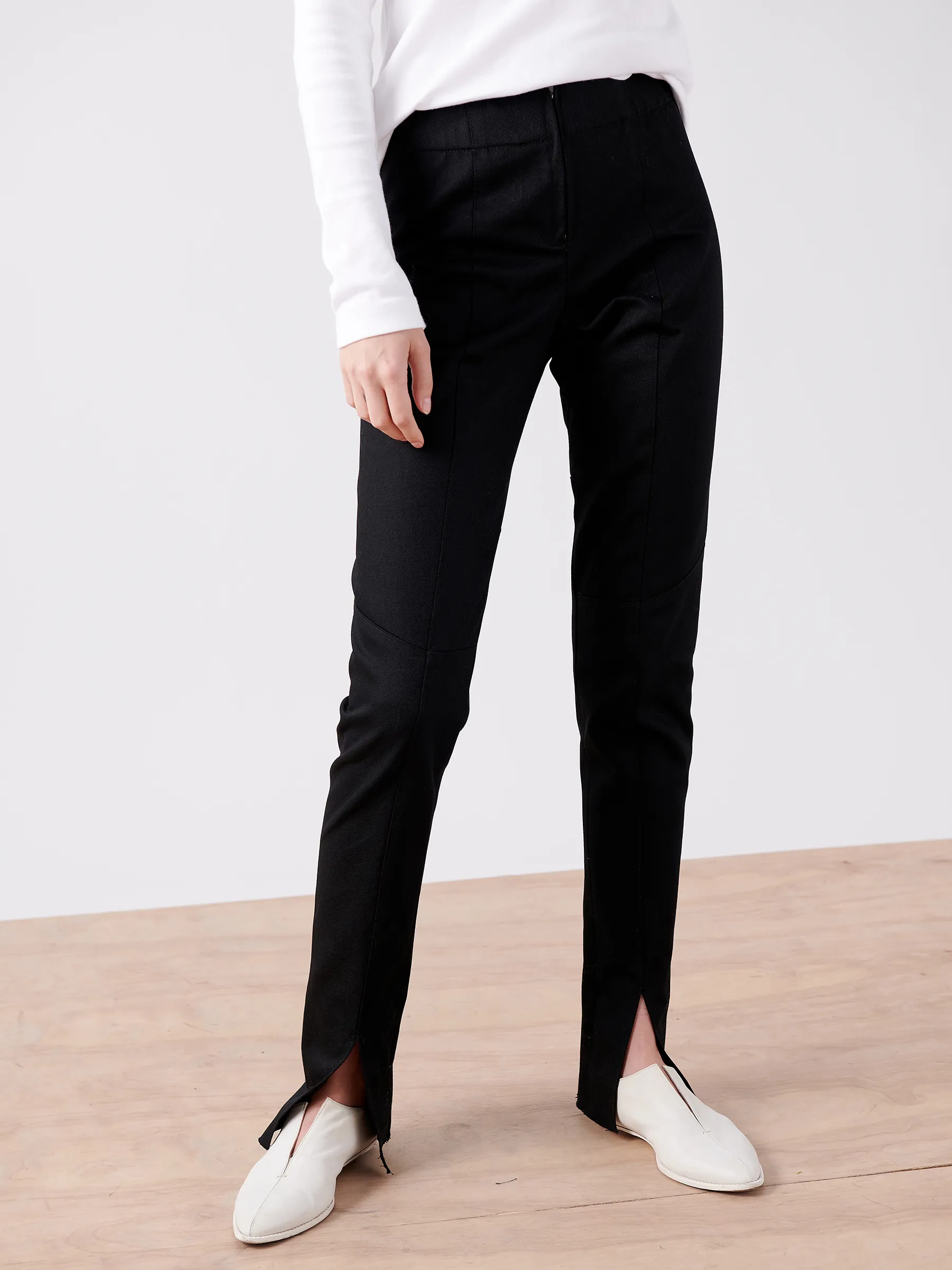 Denim Tala Trouser sold by Zero + Maria Cornejo product image thumbnail 3