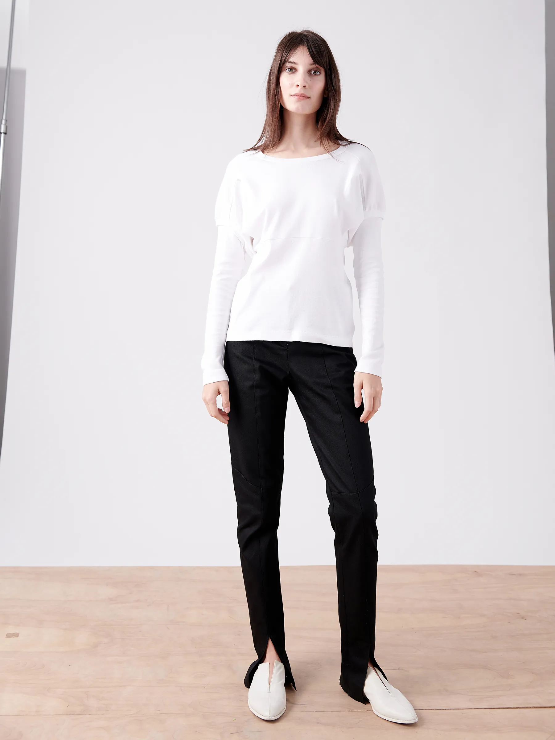 Denim Tala Trouser sold by Zero + Maria Cornejo product image thumbnail 2