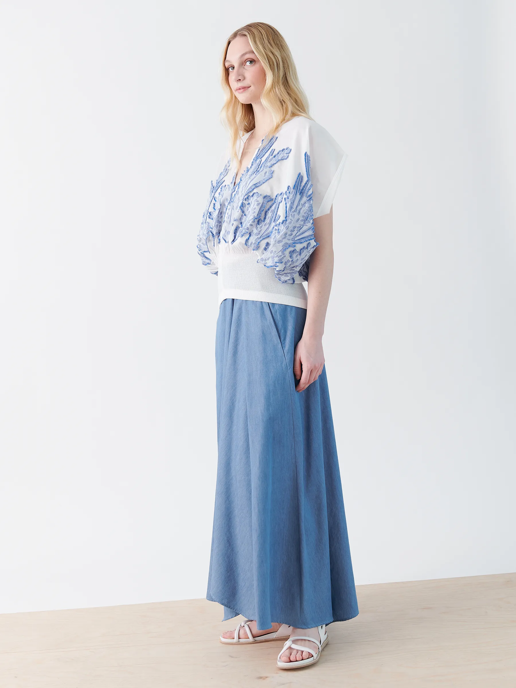 Long Wave Skirt sold by Zero + Maria Cornejo product image thumbnail 4
