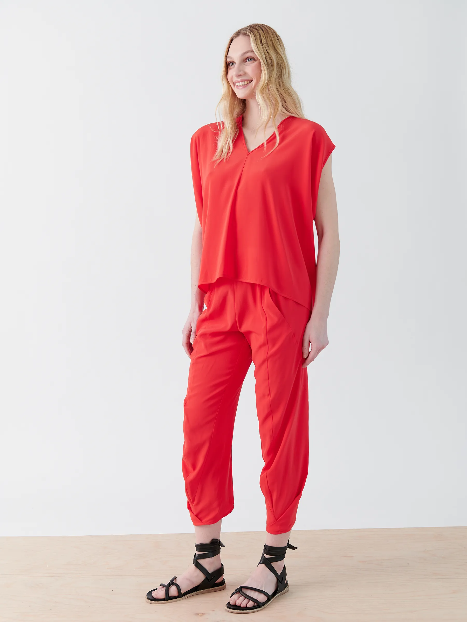 Cropped Akeo Pant sold by Zero + Maria Cornejo product image thumbnail 3