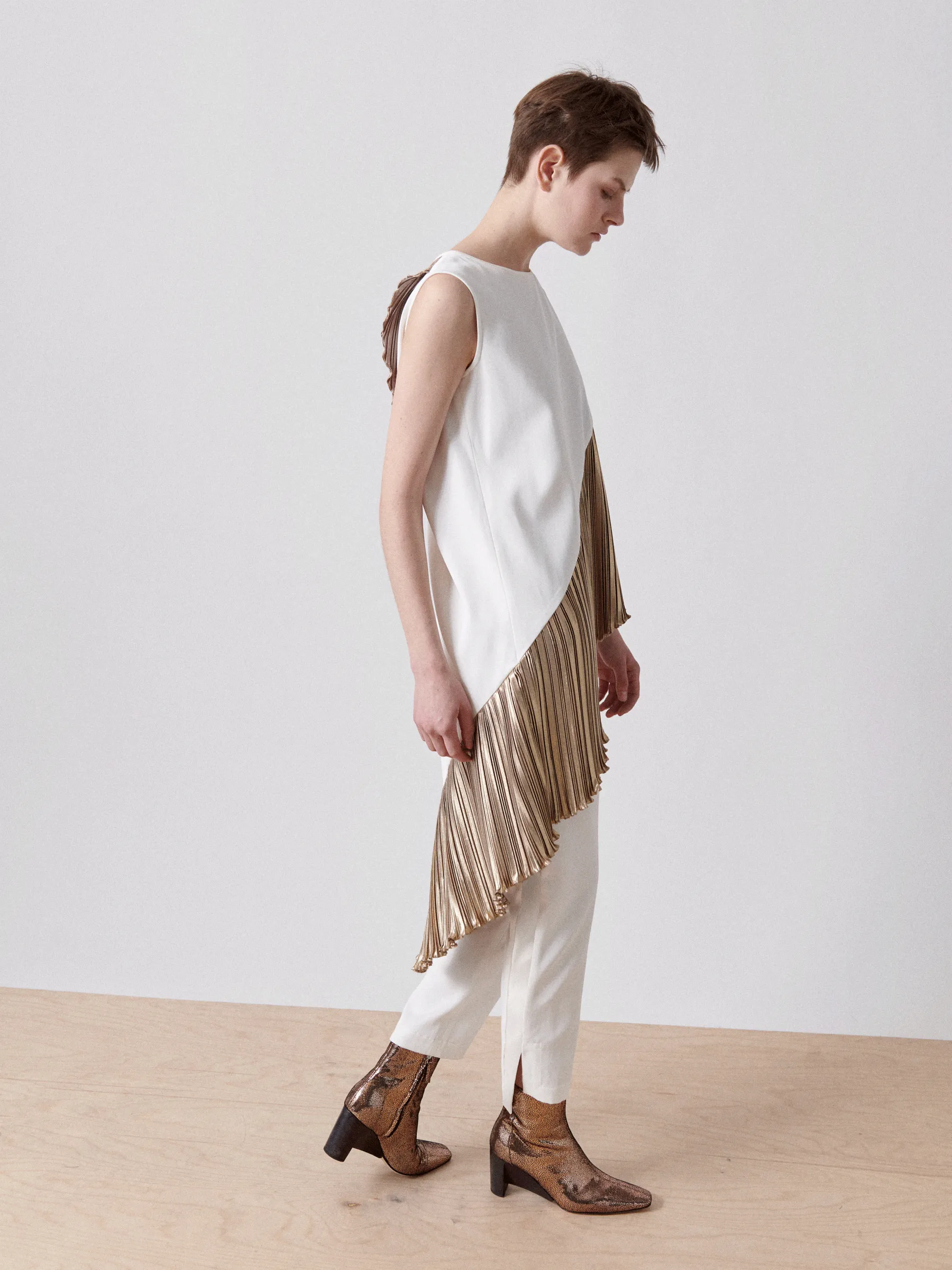 Plisse Heli Tunic sold by Zero + Maria Cornejo product image thumbnail 5