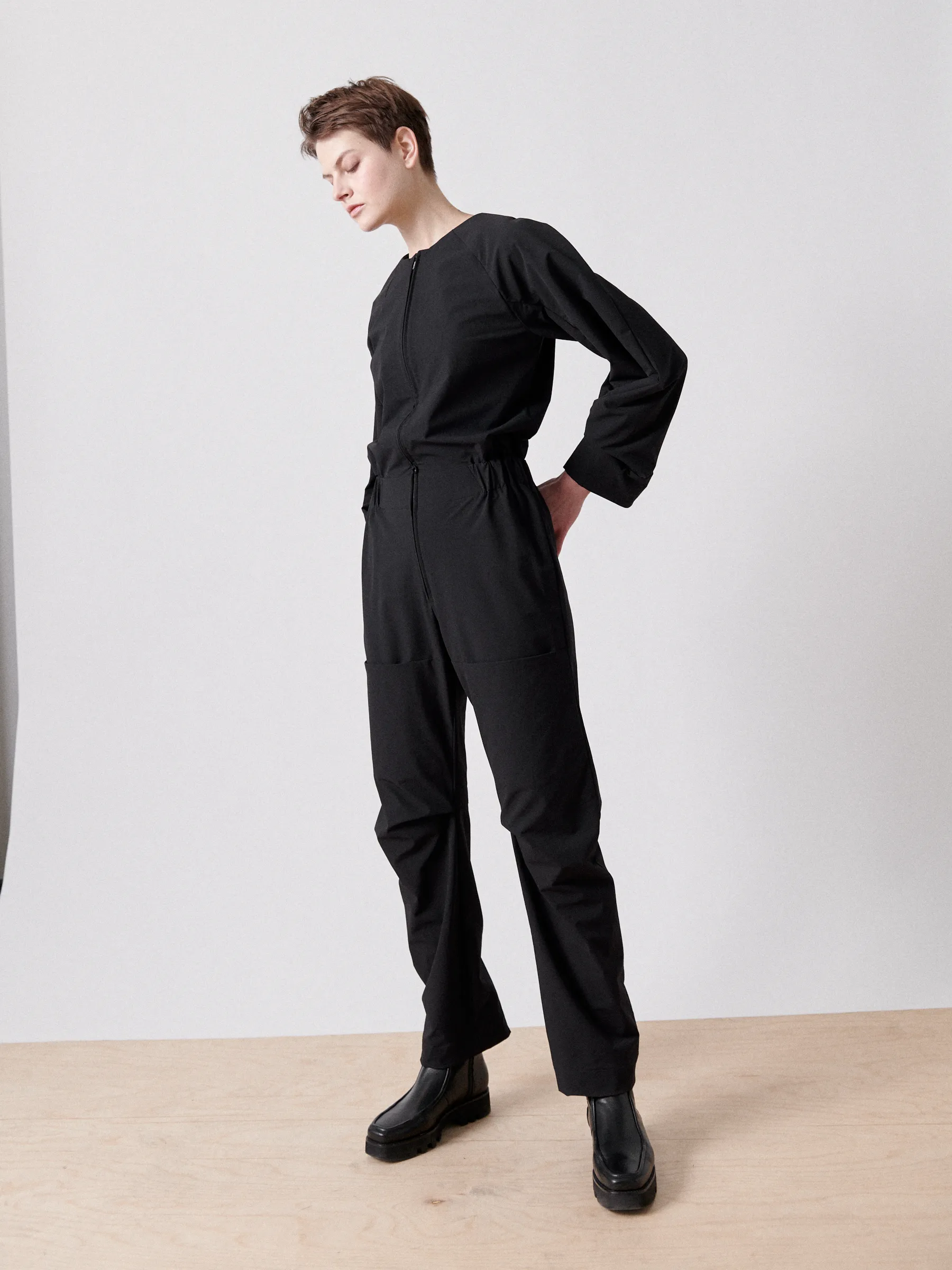 Biker Jumpsuit sold by Zero + Maria Cornejo product image thumbnail 4