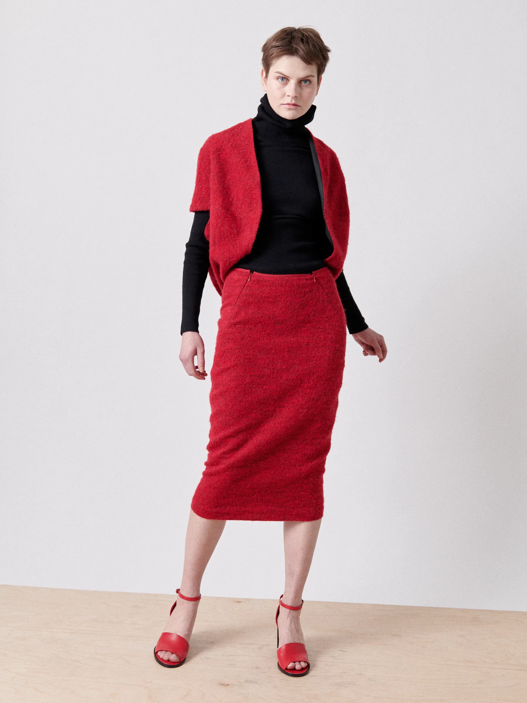 Pleat Back Skirt sold by Zero + Maria Cornejo