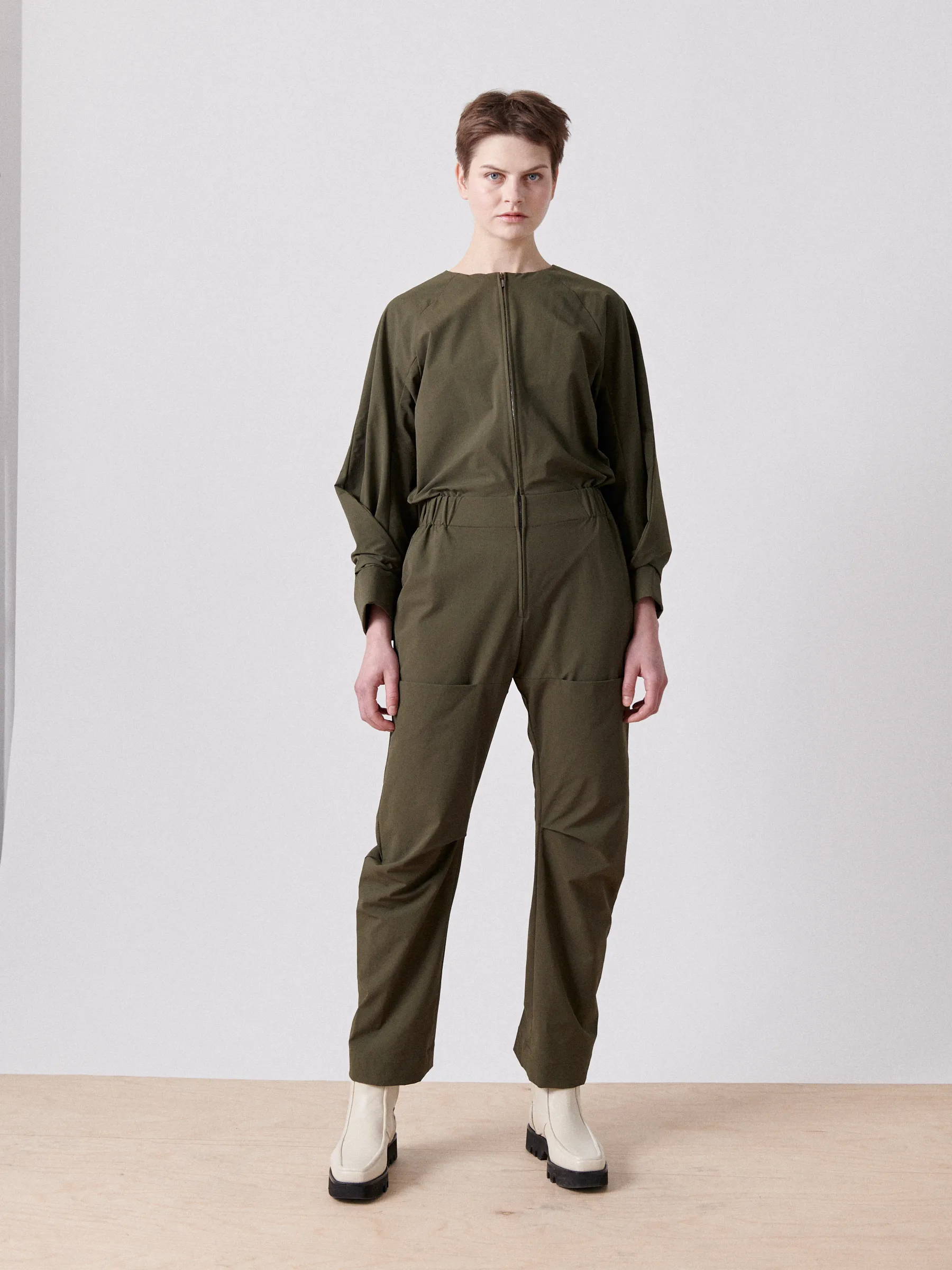 Biker Jumpsuit sold by Zero + Maria Cornejo