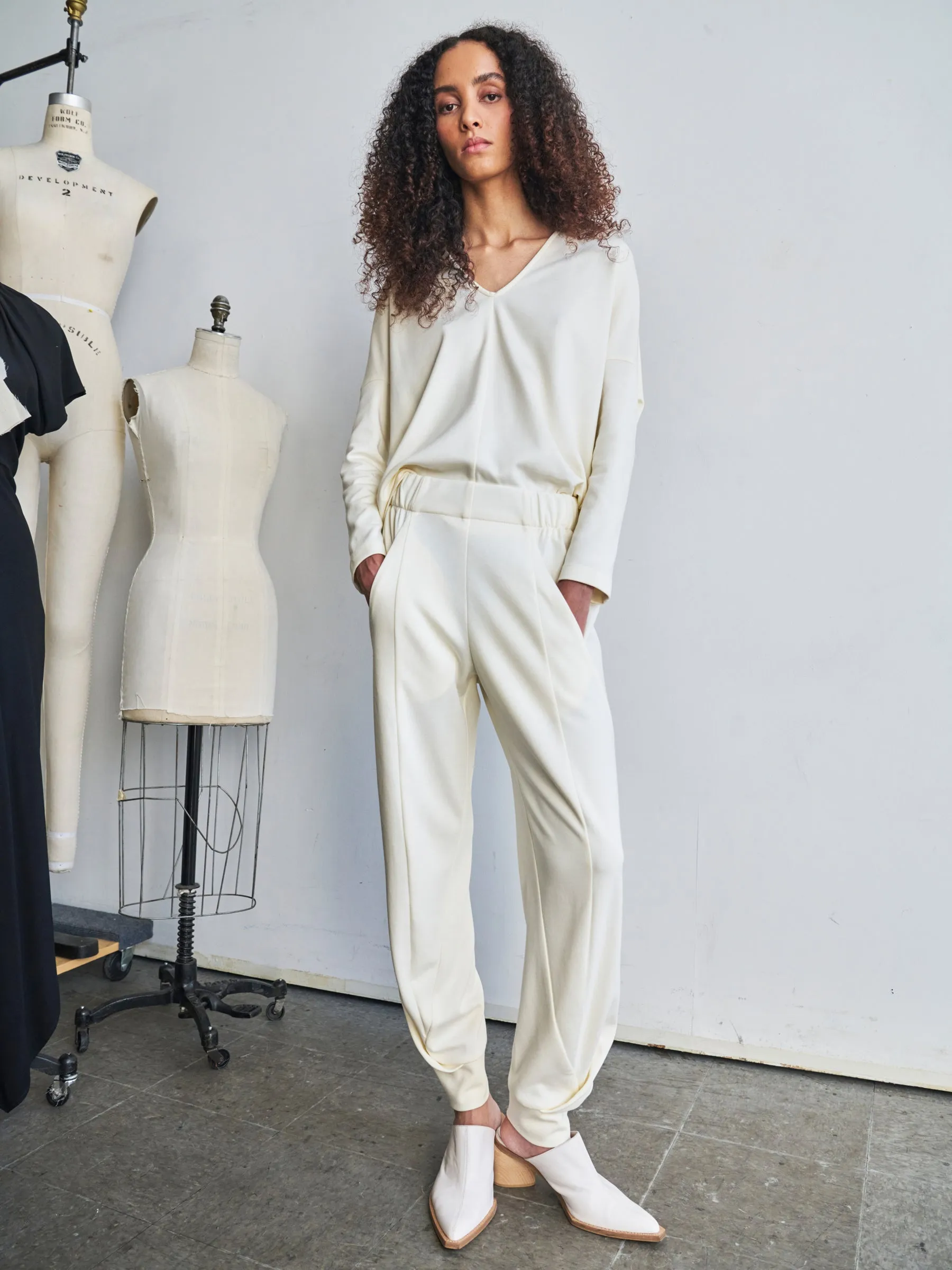 Jersey Cuff Akeo Pant sold by Zero + Maria Cornejo product image thumbnail 2