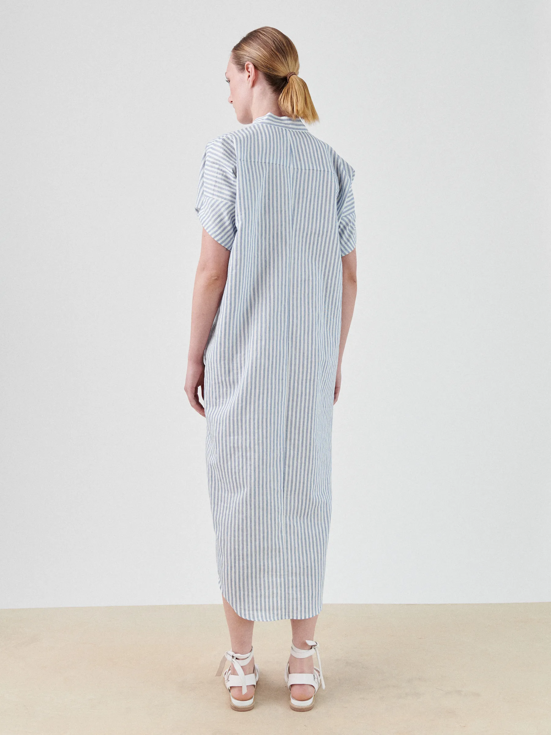 Long Aissa Shirt Dress sold by Zero + Maria Cornejo product image thumbnail 4