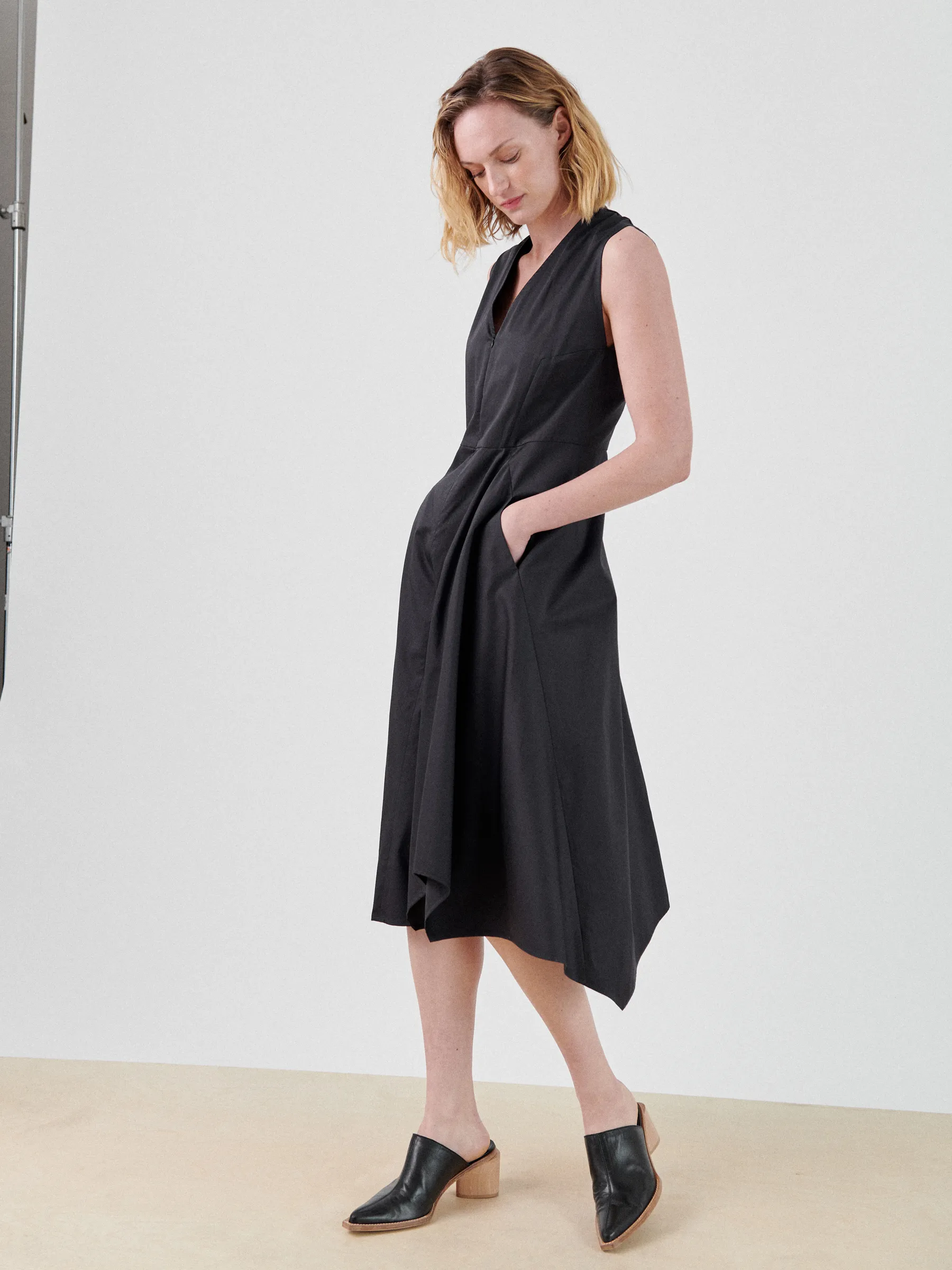 Sleeveless Wave Dress sold by Zero + Maria Cornejo product image thumbnail 4