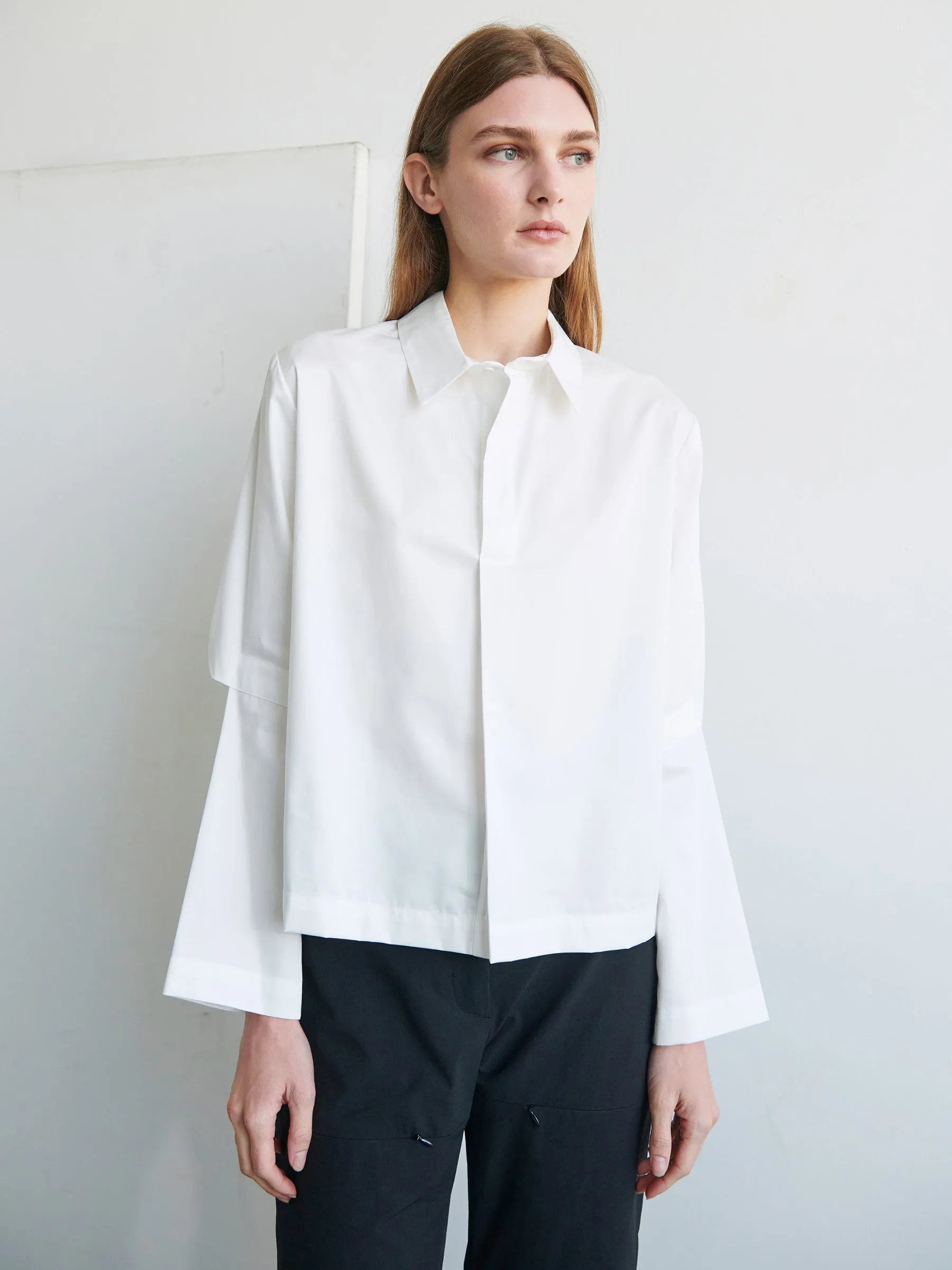 Biker Shirt sold by Zero + Maria Cornejo