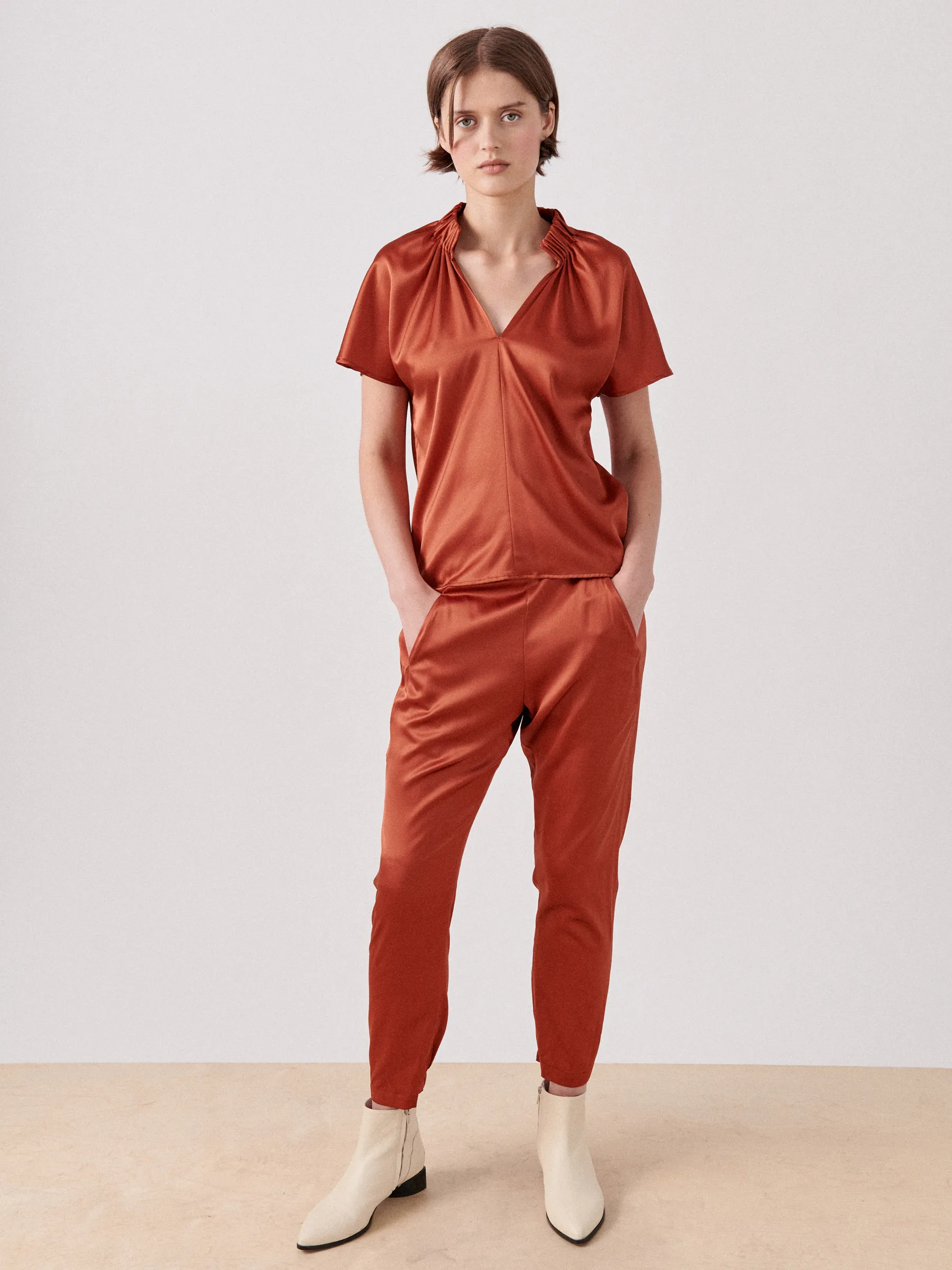 Gabi Trouser sold by Zero + Maria Cornejo