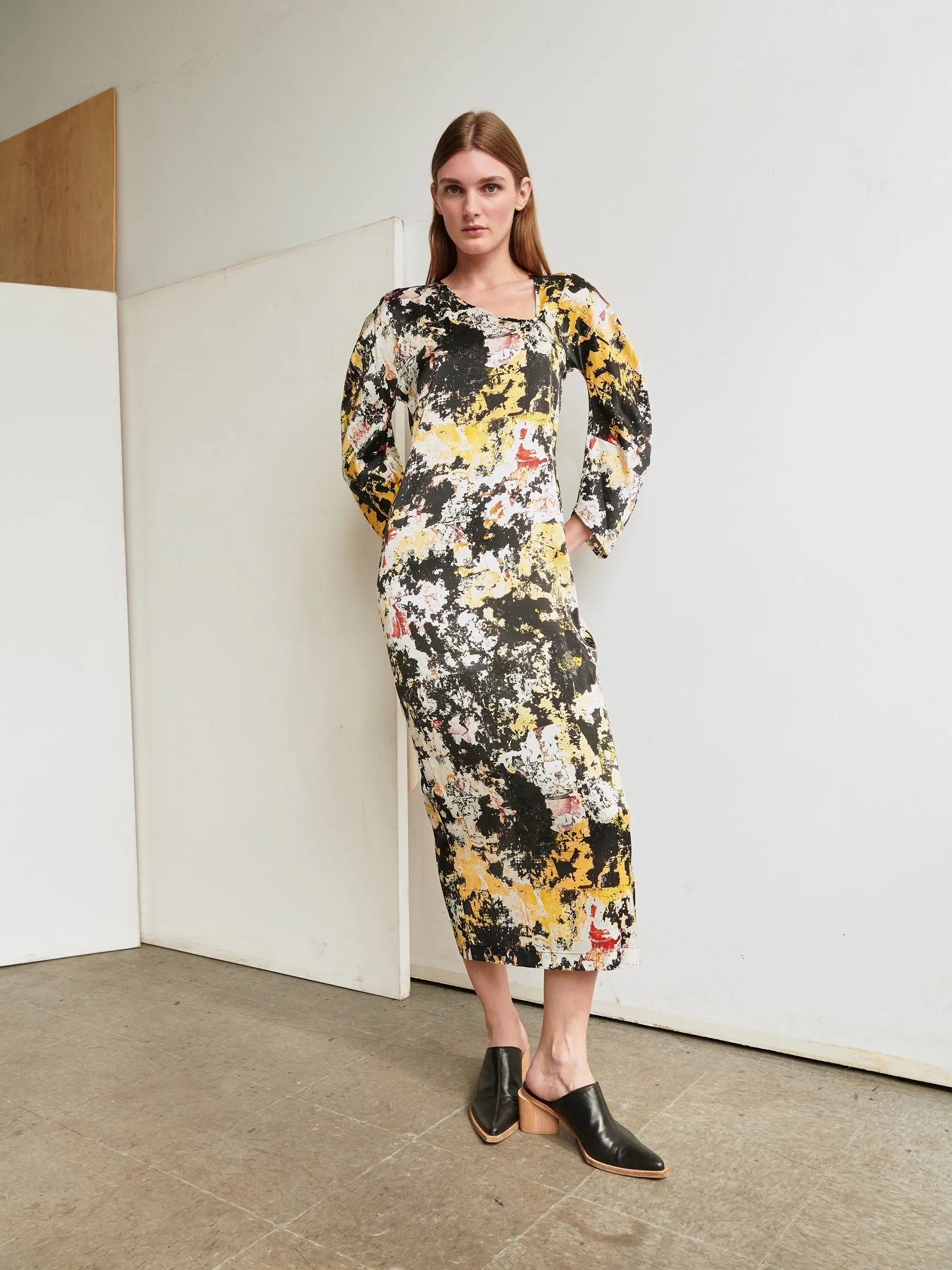 Long-Sleeved Off Kilter Dress sold by Zero + Maria Cornejo product image thumbnail 2