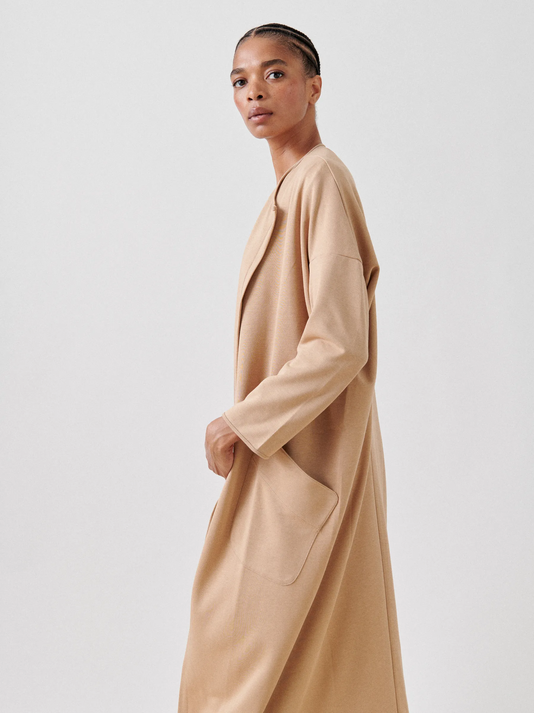 Jersey Koya Coat sold by Zero + Maria Cornejo product image thumbnail 4